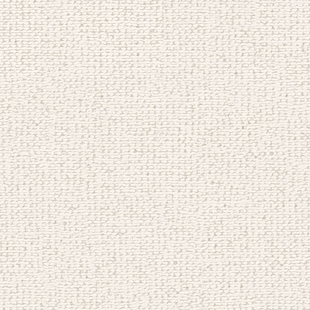             Natürliche Vliestapete in matt mit Leinenstruktur – Creme, Beige
        