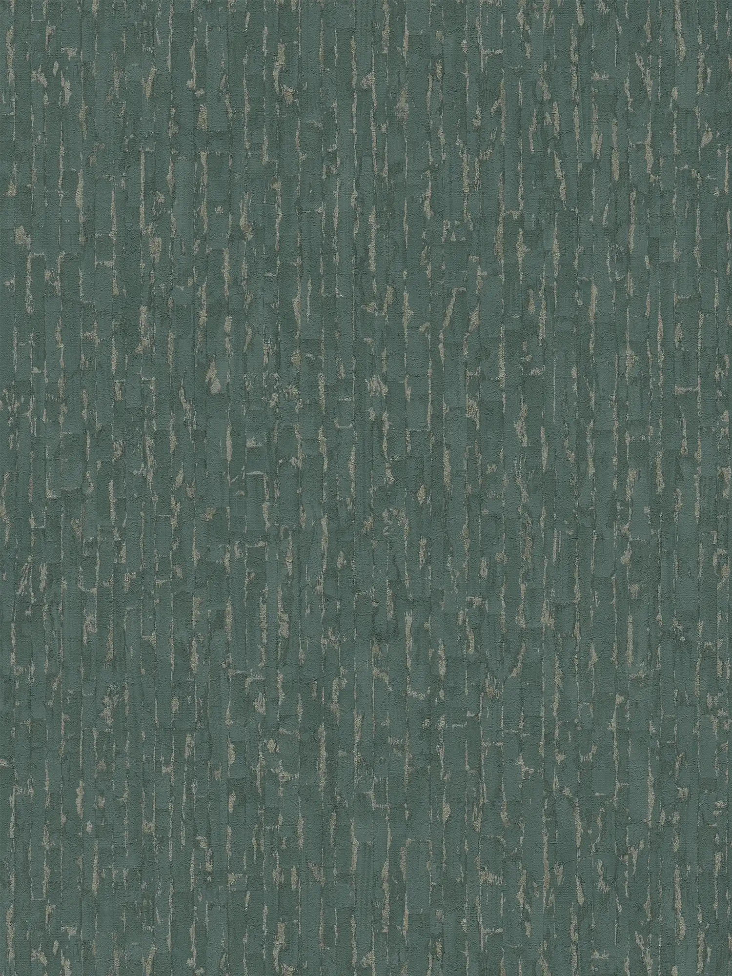         Donker en subtiel vliesbehang met geweven look en lichte textuur - blauw, groen, metallic
    