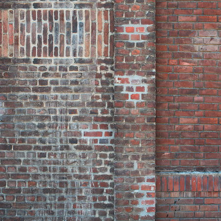 brick wall, brickwork, red bricks, stone mortar, wall texture