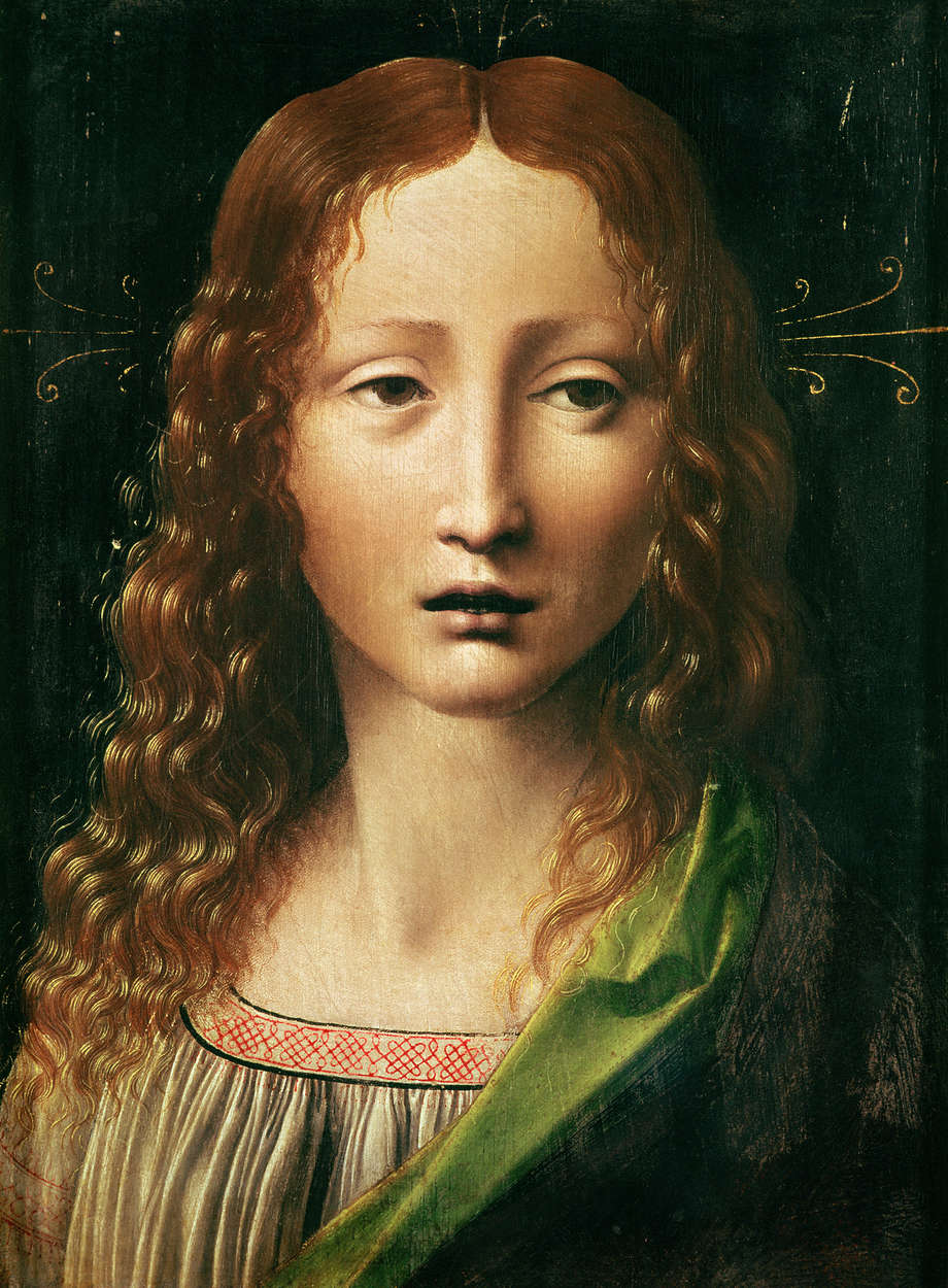             Fototapete 'Kopf des Erlösers' von Leonardo da Vinci
        