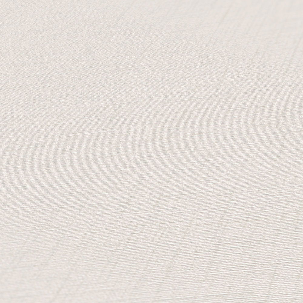             Unitapete Hellgrau mit Leinenstruktur, meliert – Grau
        