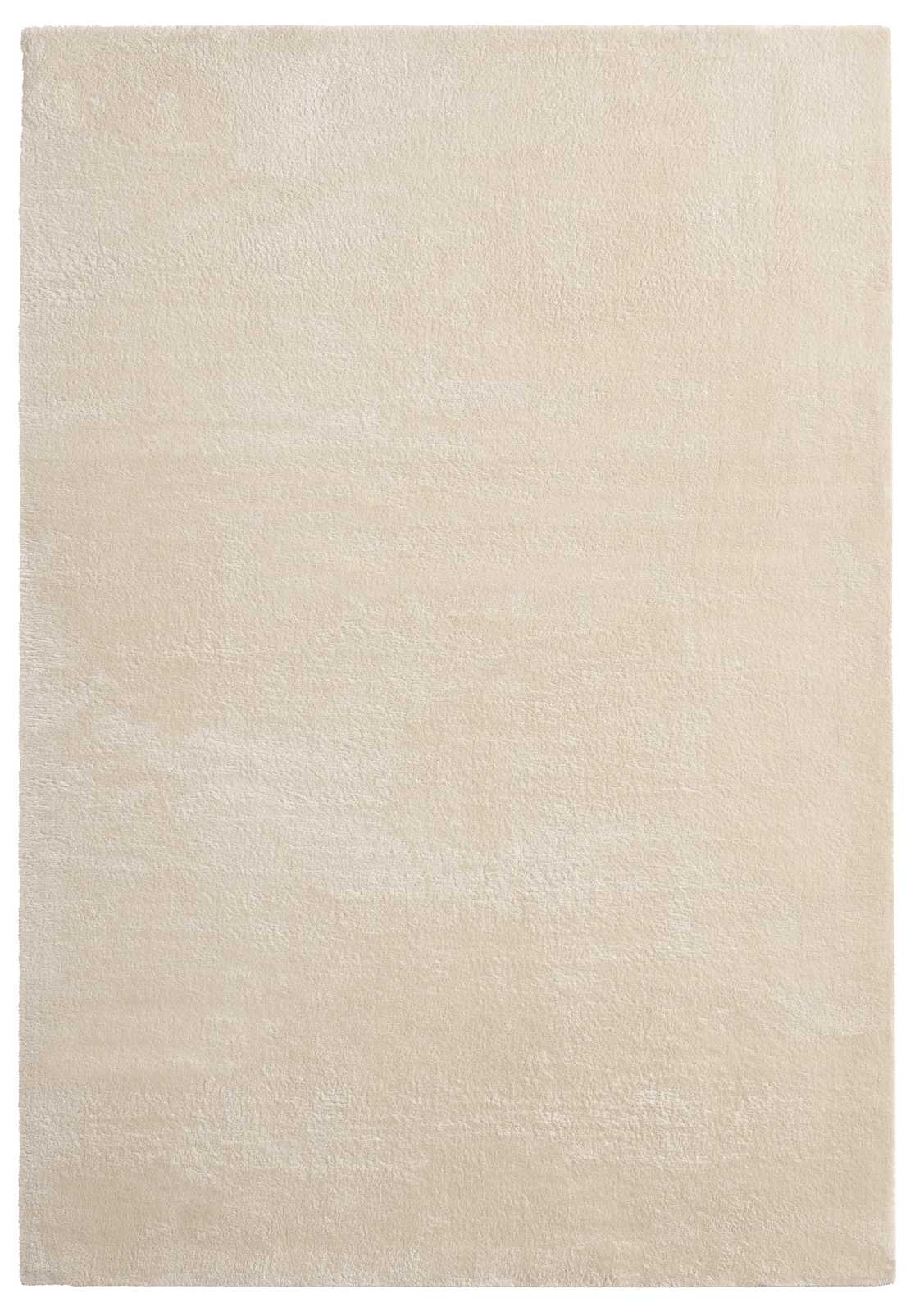             Weicher Hochflor Teppich in Beige – 110 x 60 cm
        