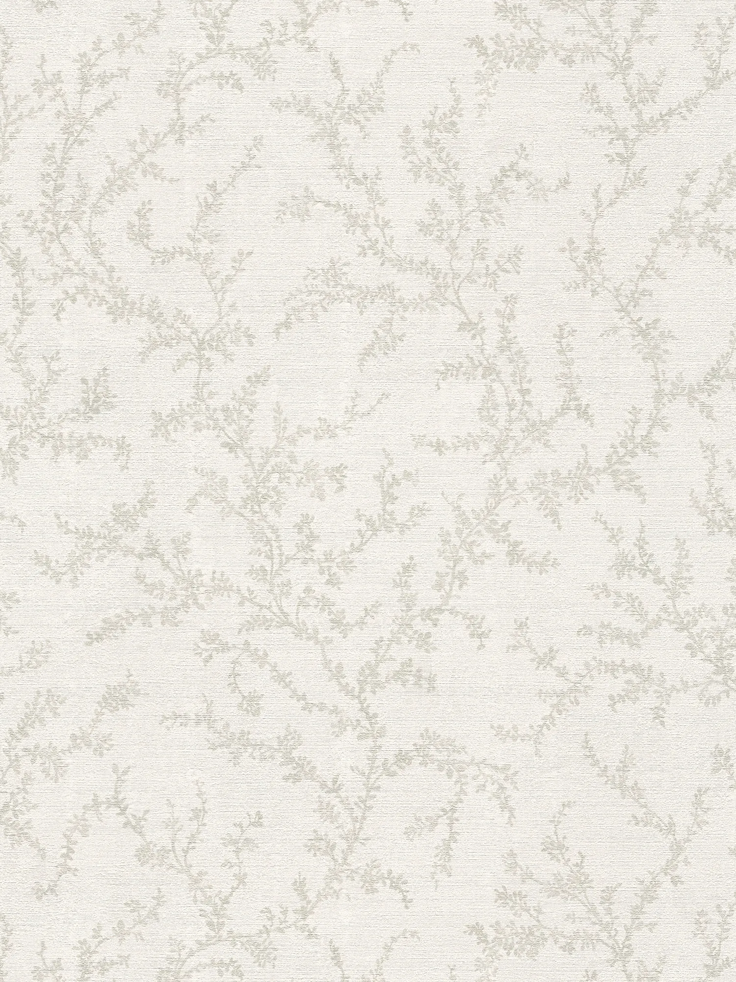         Tijdloos Vliesbehang in natuurlijke tinten met een fijn Design - crème, grijs
    