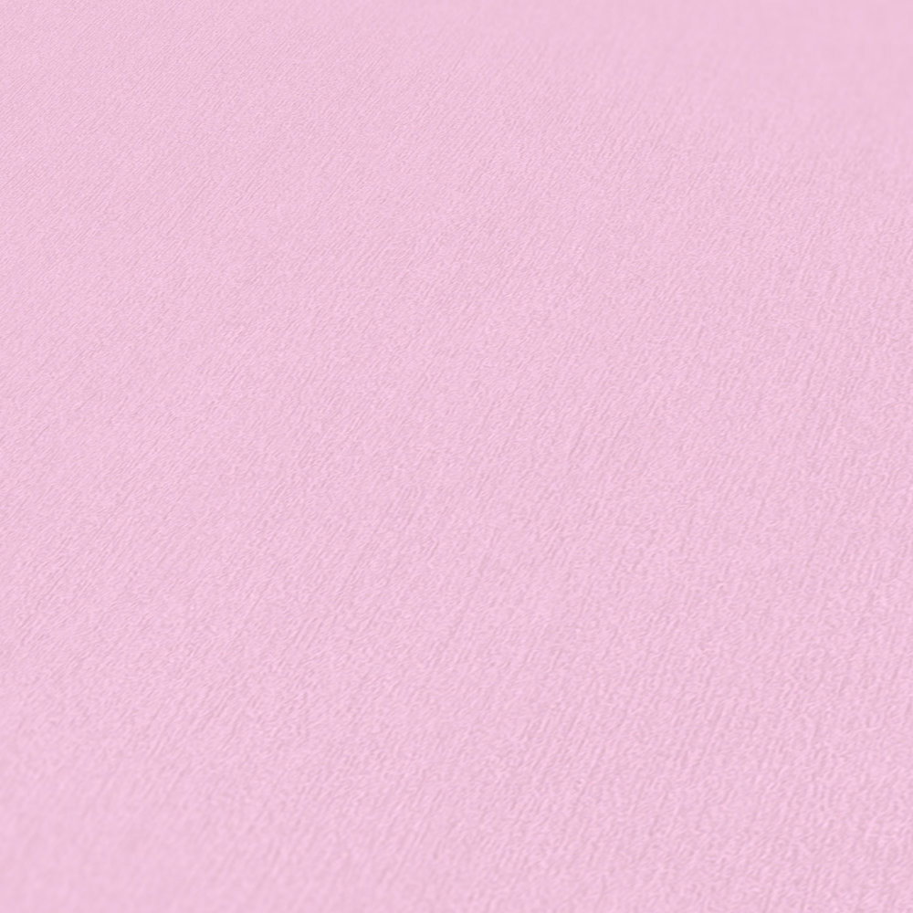             Kinderzimmer Tapete Mädchen uni – Rosa
        