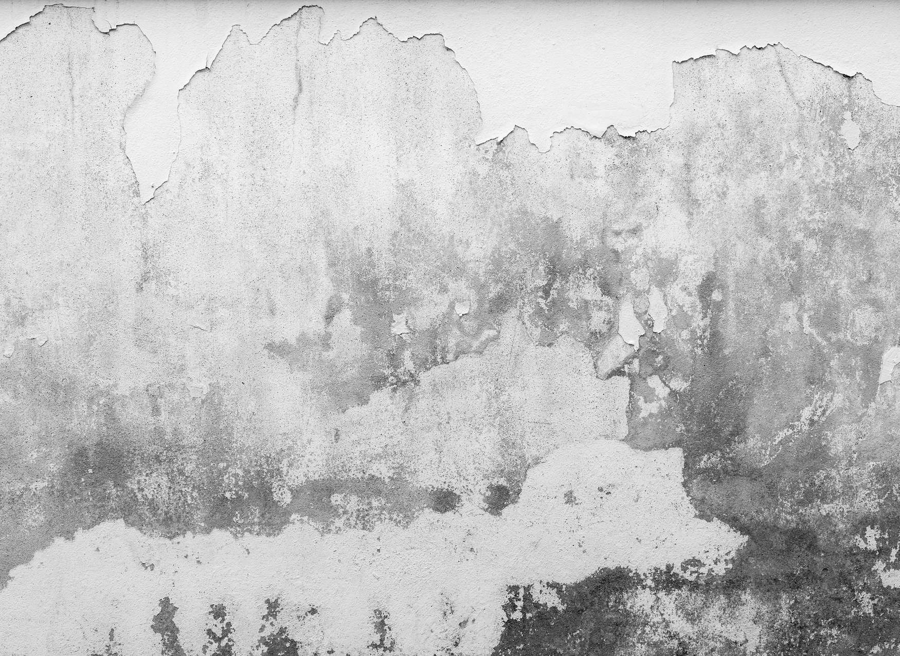 Used-Look Steinmauer im Industrial Style – Weiß, Grau