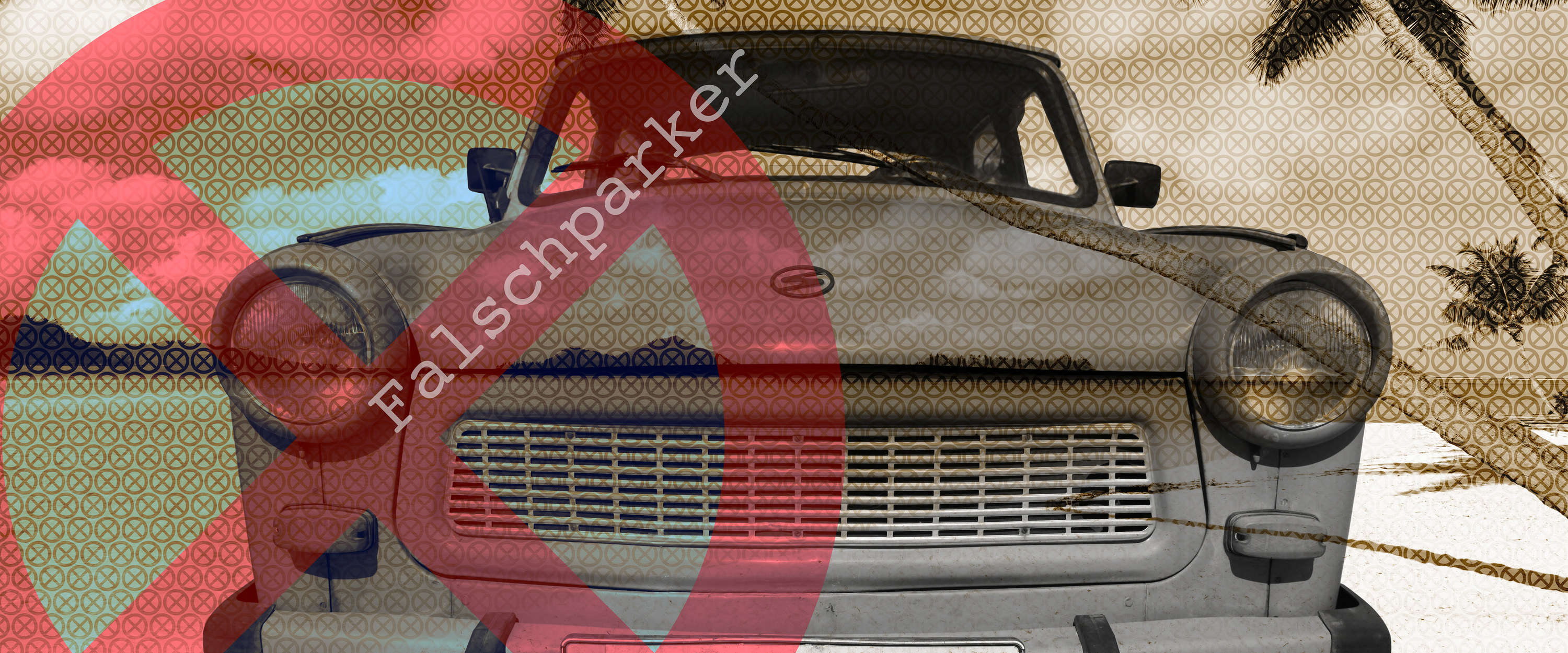 auto, vintage, Limousine?, grau, frontgrill