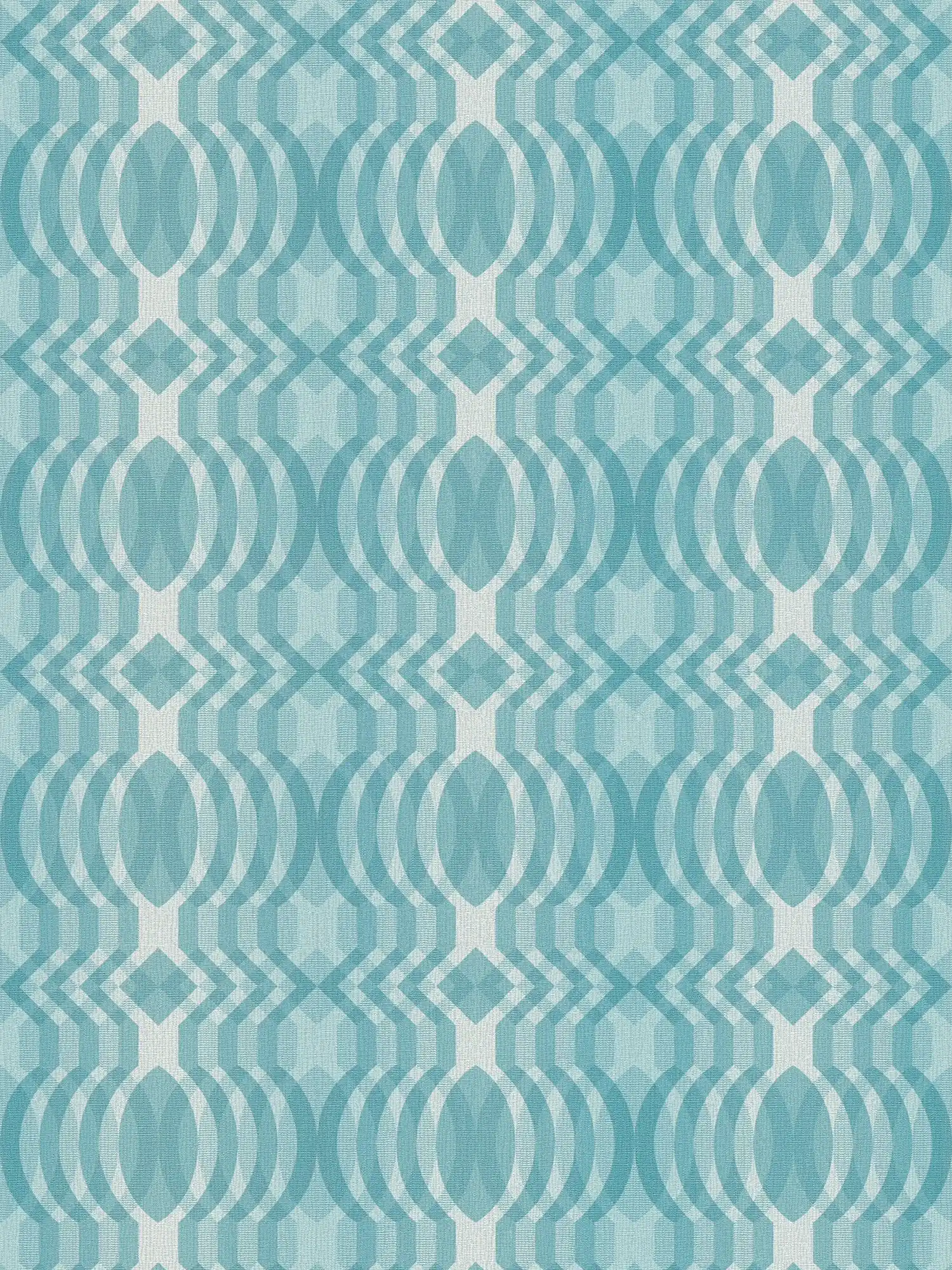 A.S. Création Retro behang jaren 70 - behang vintage grafisch turquoise blauw beige grijs - A.S. Création vliesbehang Retro Chic 395374-8,50 m x 0,53 m - Made in Germany A.S. Création Retro behang jaren 70 - behang vintage grafisch turquoise blauw beige grijs - A.S. Création vliesbehang Retro Chic 395374-8,50 m x 0,53 m - Made in Germany
