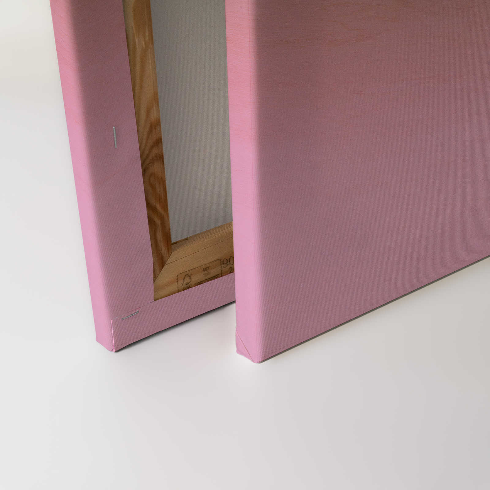            Workshop 1 - Leinwandbild Pinker Ombre Effekt & Holzmaserung – 0,90 m x 0,60 m
        