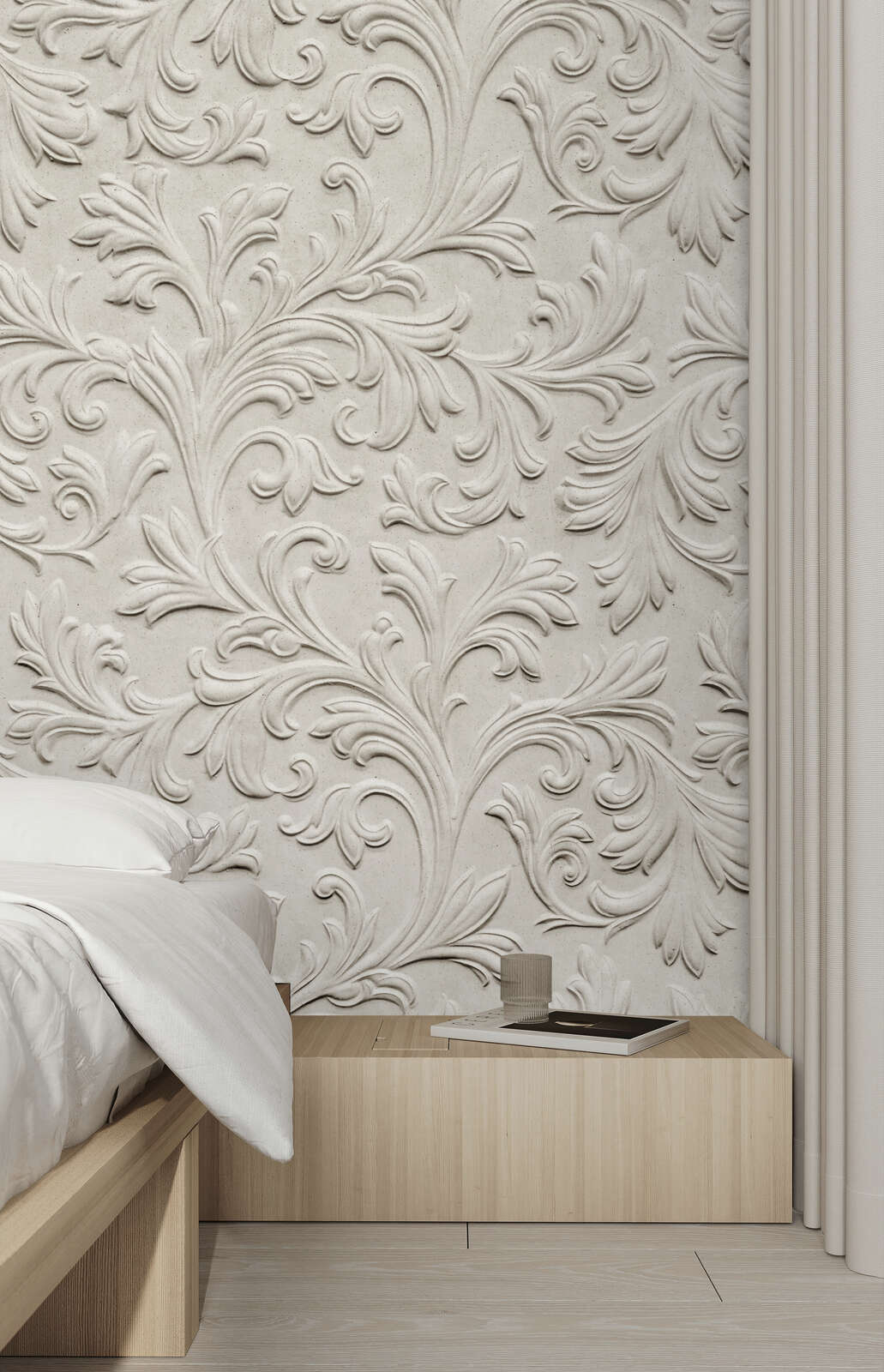 Innenarchitektur, Wand, Dekoration für Zuhause, Kissen, Paneele aus Holz