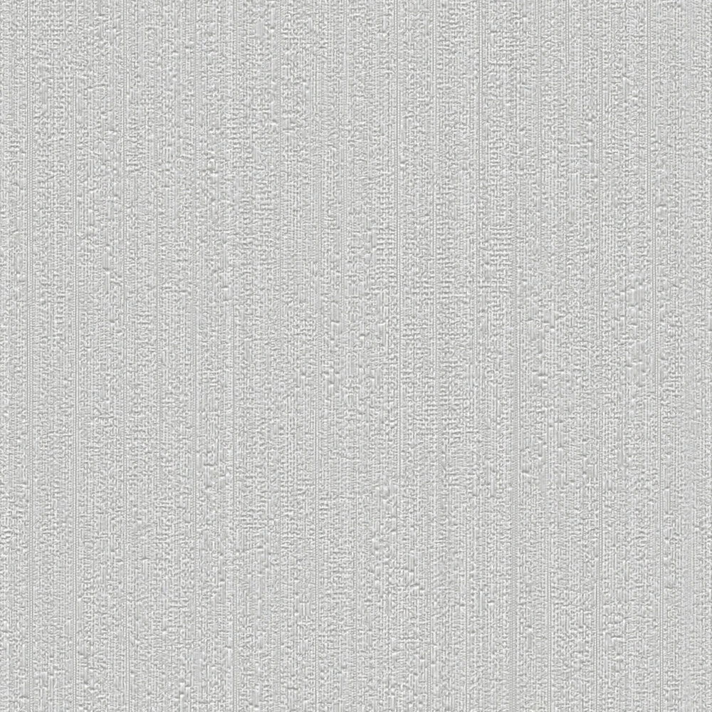             Hellgraue Vliestapete mit Strukurmuster, einfarbig & seidenmatt
        