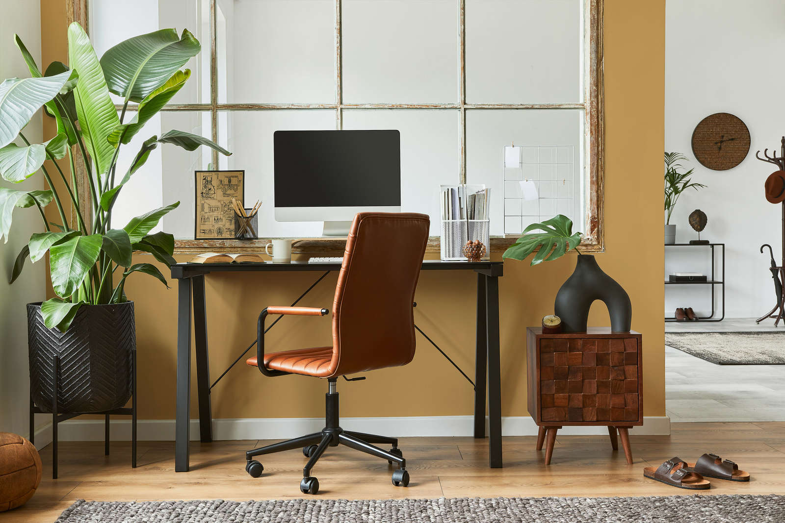             Peinture murale Premium jaune moutarde rafraîchissante »Beige Orange/Sassy Saffron« NW812 – 1 litres
        