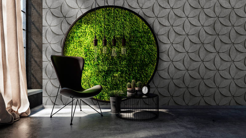 Drinnen, Innenarchitektur, Stuhl, Dekoration für Zuhause, Wand