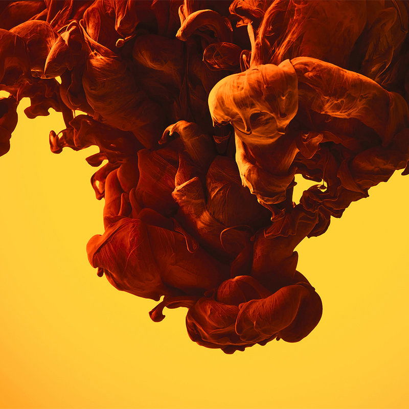         Fototapete mit abstraktem Farbmuster – Orange, Gelb
    