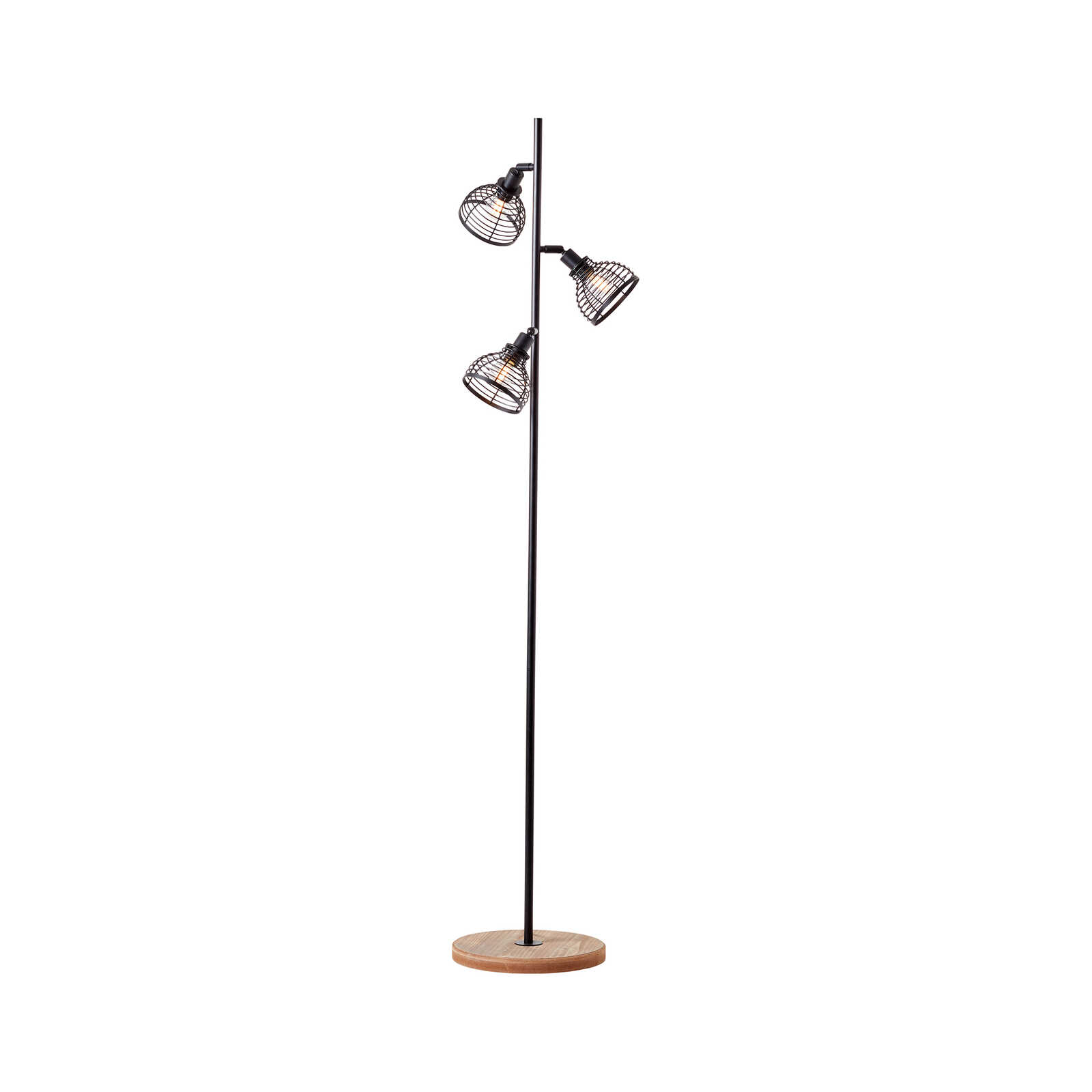         Wooden floor lamp - Annelie 7 - Brown
    