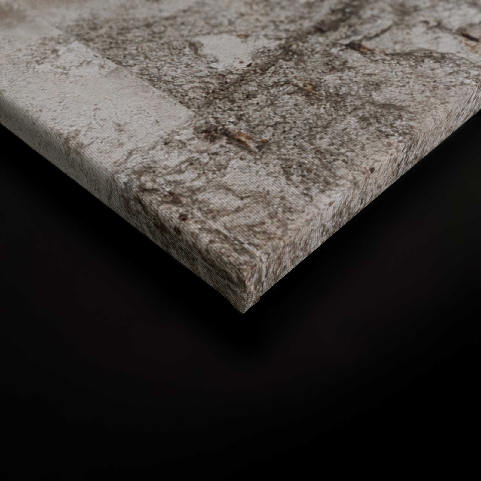             Beton Leinwandbild im Industrial Stil – 0,90 m x 0,60 m
        