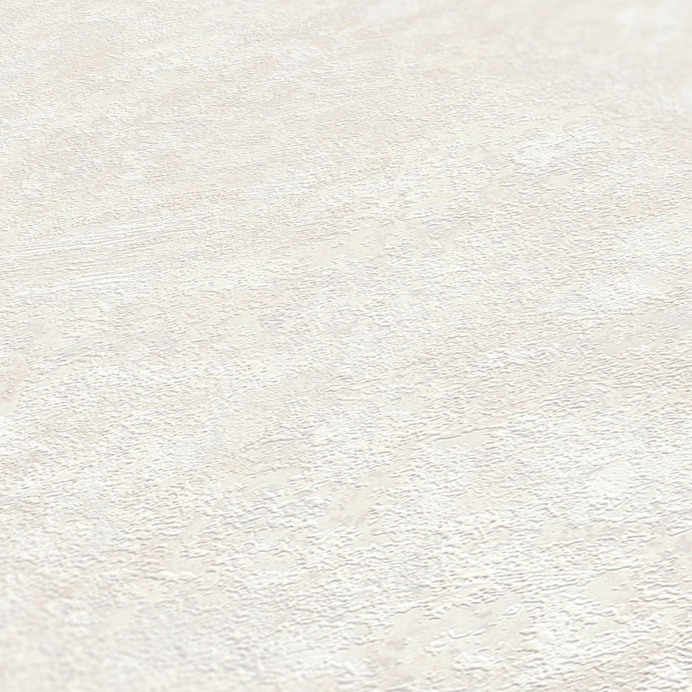             Helle Vliestapete mit Strukturmuster – Creme, Weiß
        