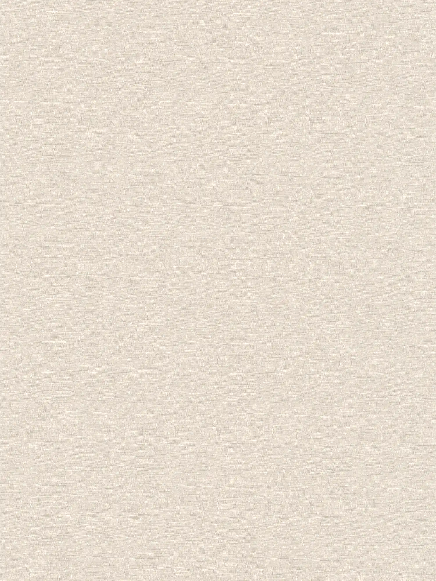         Country style wallpaper with small dots - beige, white
    