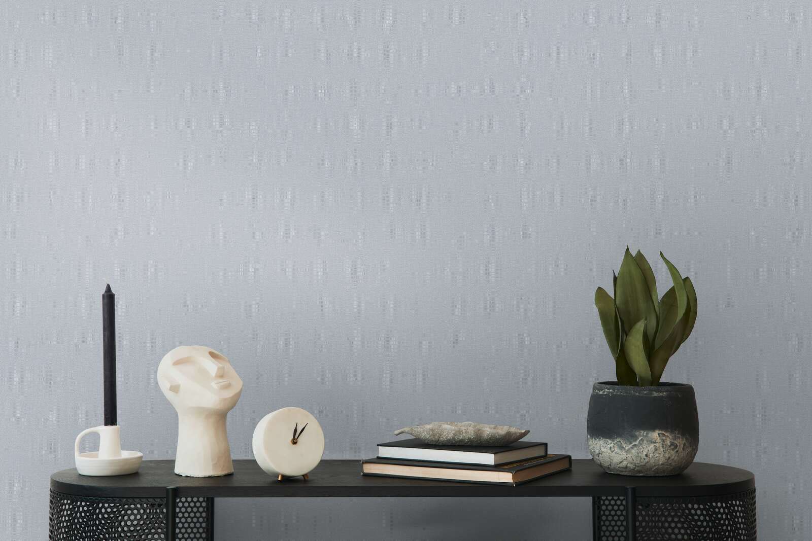 kerzenhalter, skulptur, uhr, pflanze, aktuelles-dekor