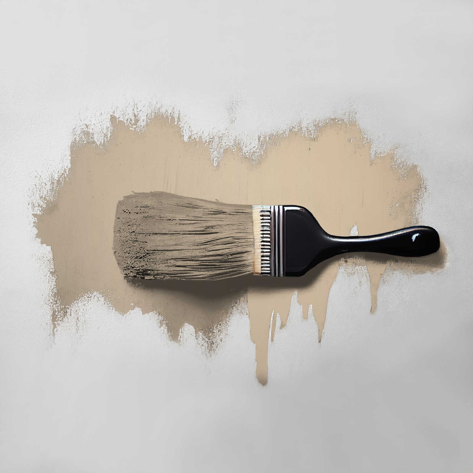 Pinsel, Farbauftrag, Beige, Wandfarbe, Pinselstrich