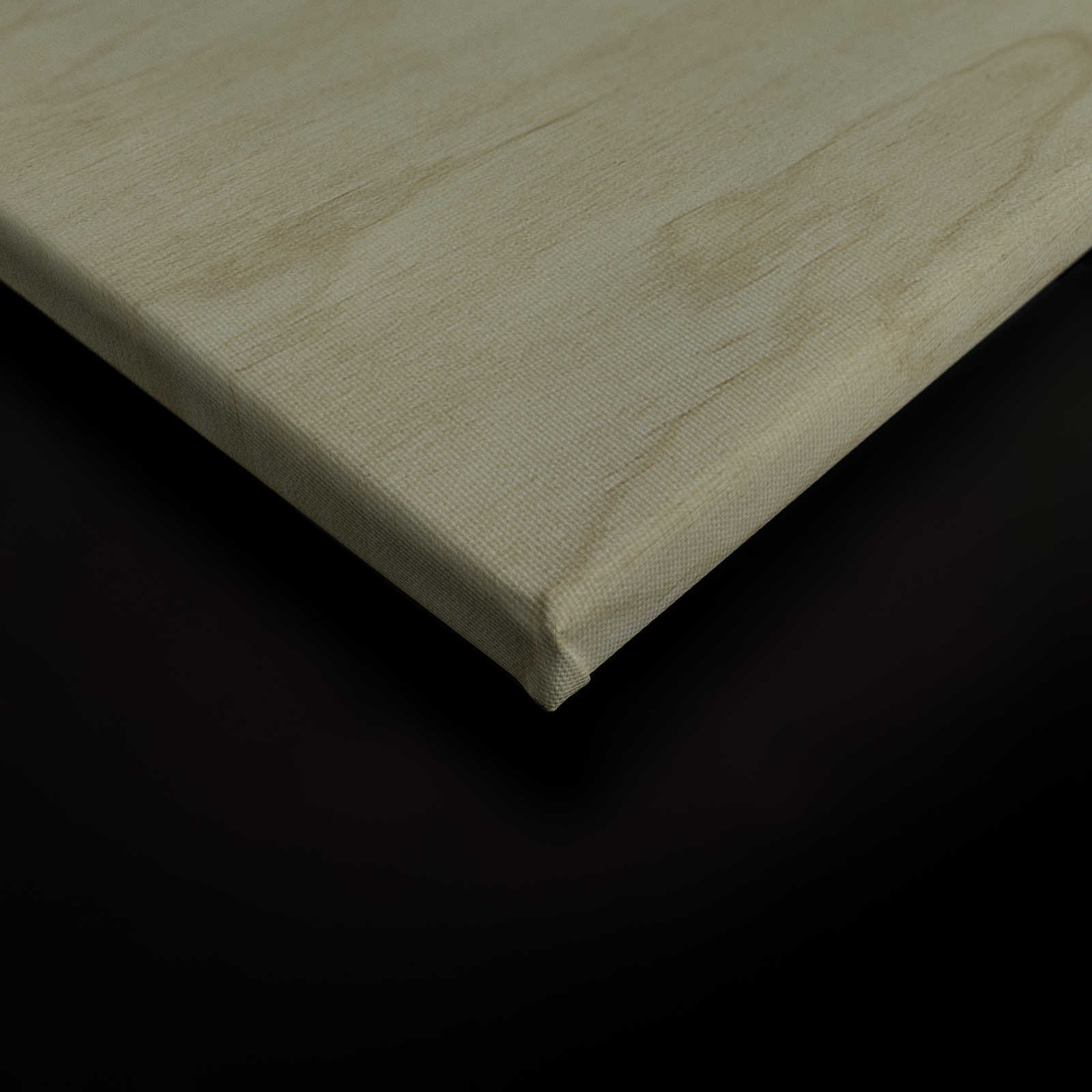             Inaly 2 - Abstraktes, buntes Leinwandbild in Sperrholz Optik – 0,90 m x 0,60 m
        