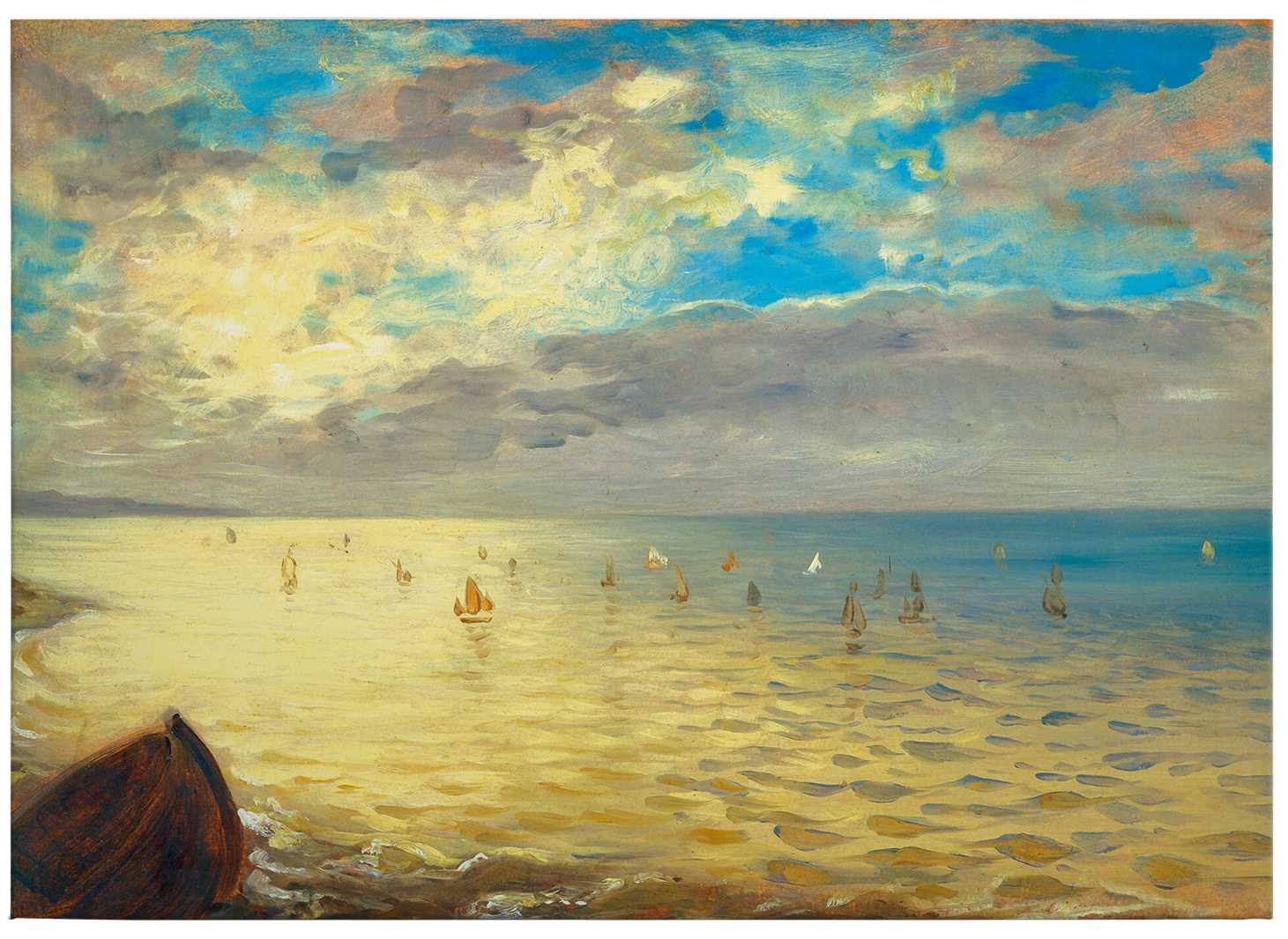             Kunst Leinwandbild 'Das Meer' von Delacroix – 0,70 m x 0,50 m
        