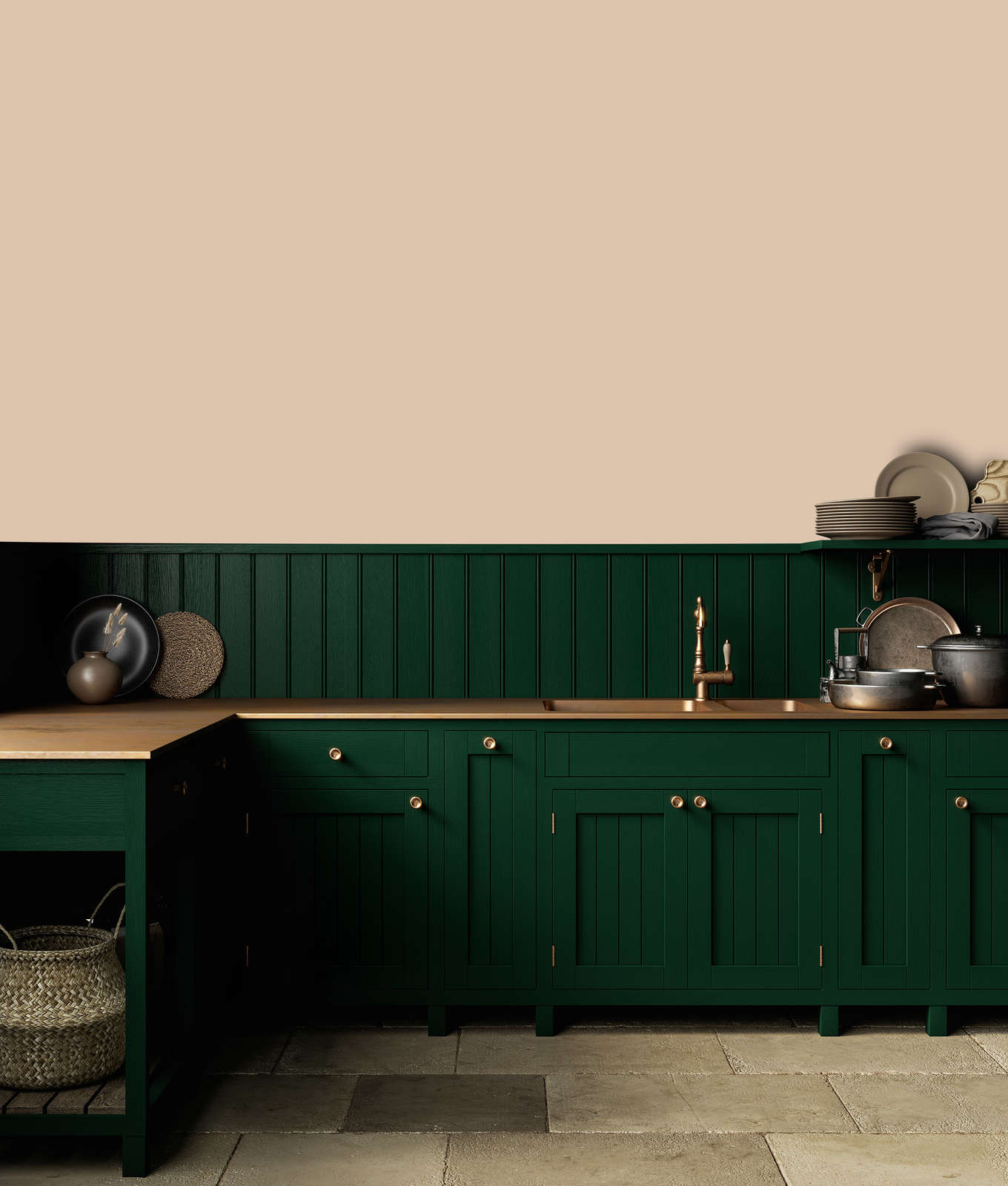             Peinture murale Premium beige clair rafraîchissant »Boho Beige« NW724 – 1 litres
        