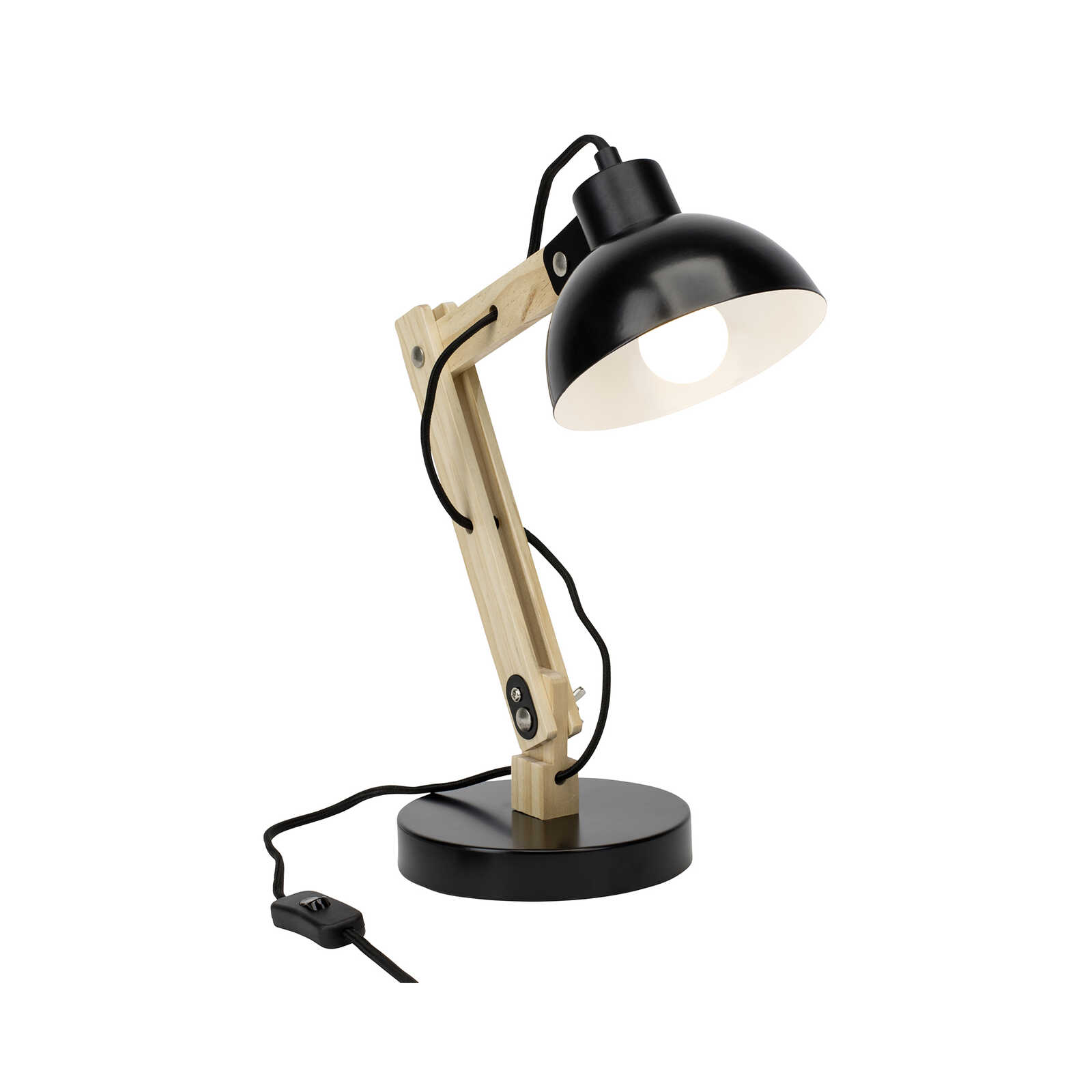         Houten tafellamp - Lisa 2 - Zwart
    