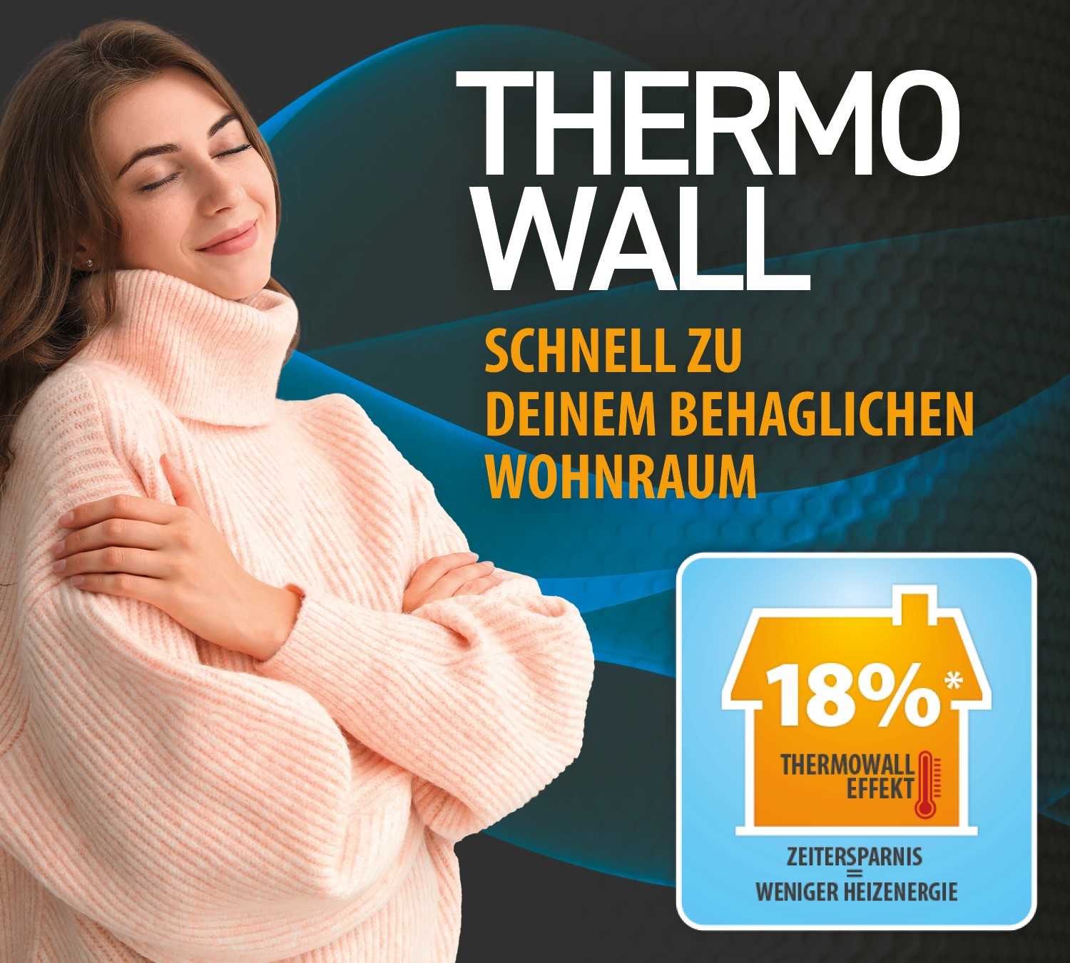 Thermowall energiesparende Tapete überstreichbar &amp; übertapezierbar – 10,05 m x 0,53 m