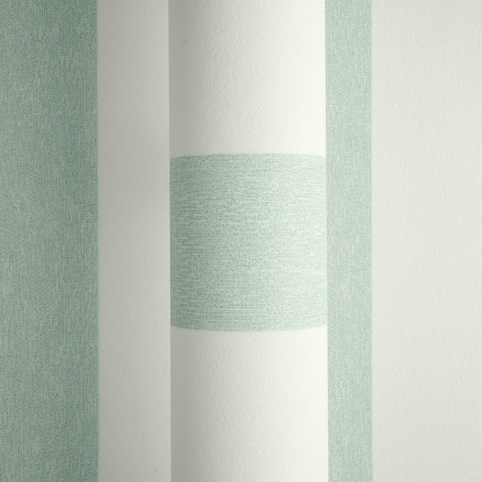 Tapete, Streifen, Mint, grau, Textur