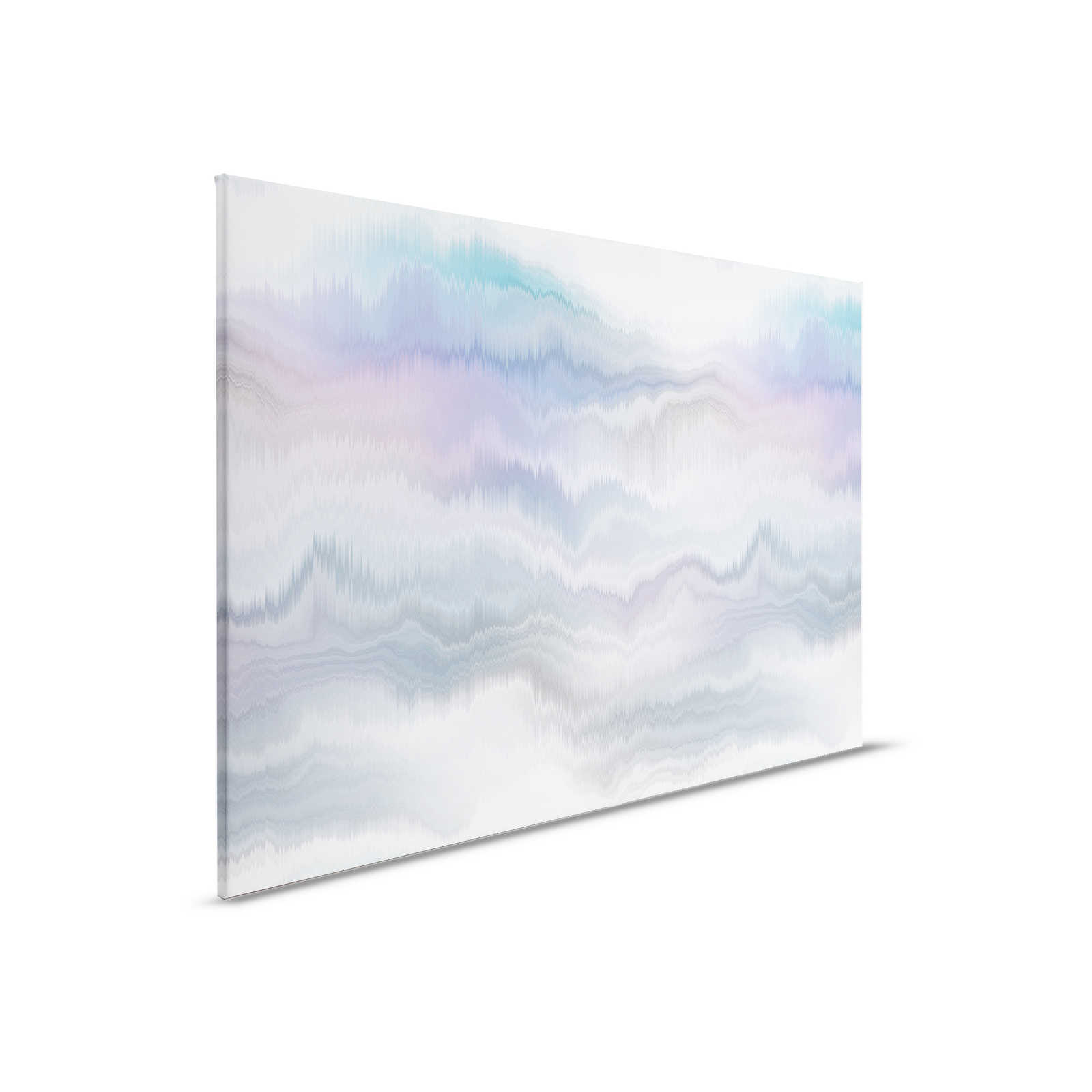         Pastel Palace 1 - Canvas schilderij Pastelkleuren, abstract landschap - 0,90 m x 0,60 m
    