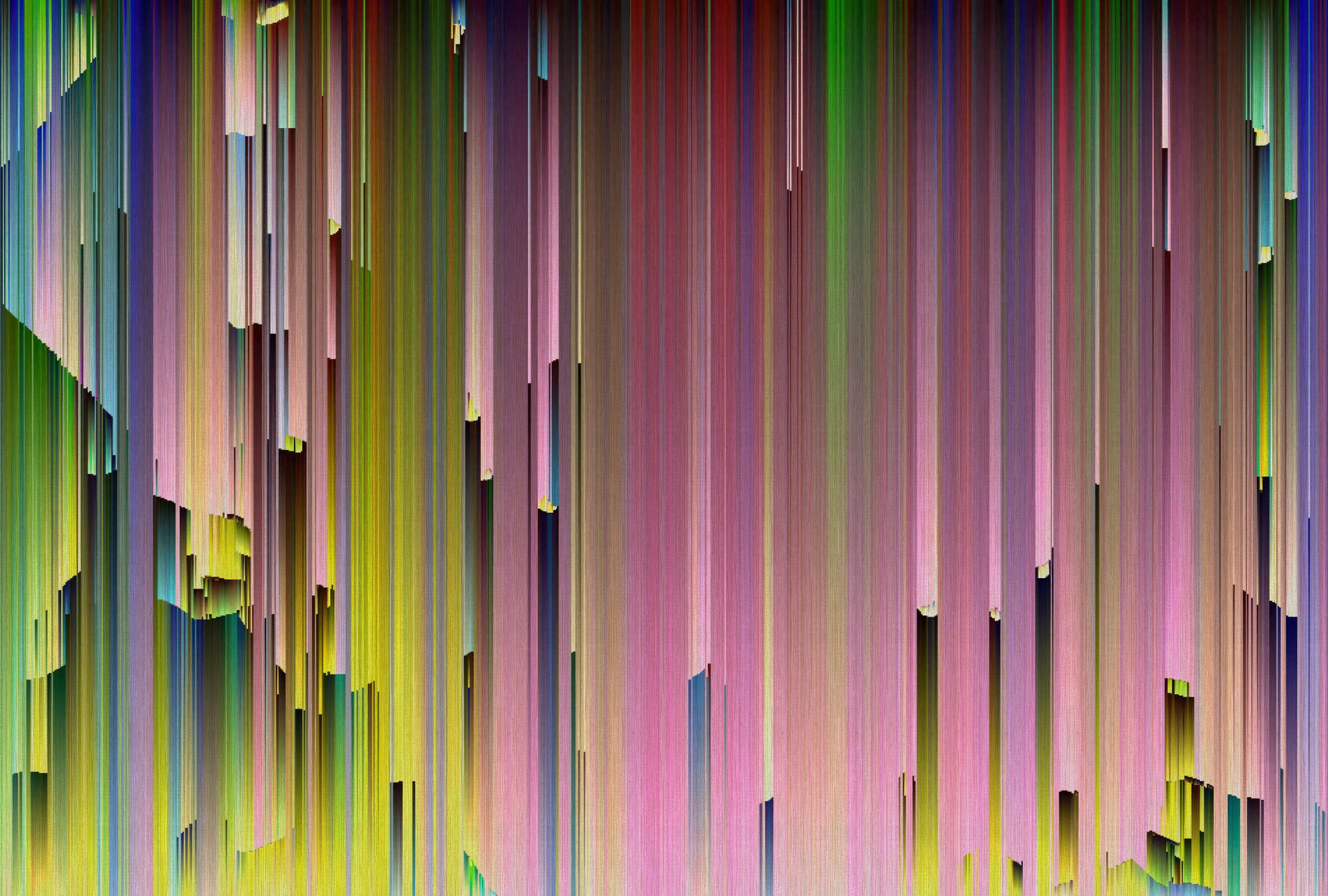 pulse1 - Soft Abstraction Staggered Layered Wallpaper Mural • textile ...
