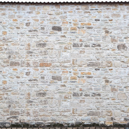 Steinmauer, Ziegelakzente, Steinziegel, Mauerwerk, Texturwand