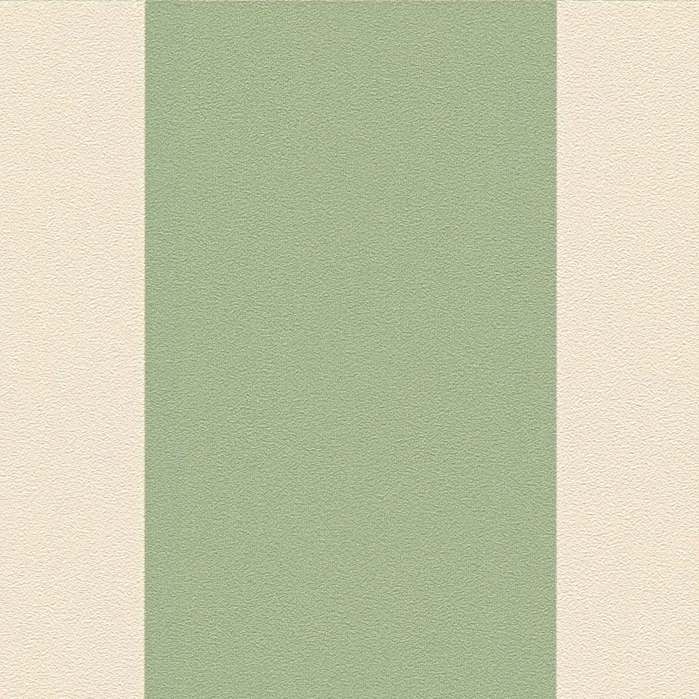             Vliestapete Grafik Vierecke zweifarbig – Beige, Grün
        