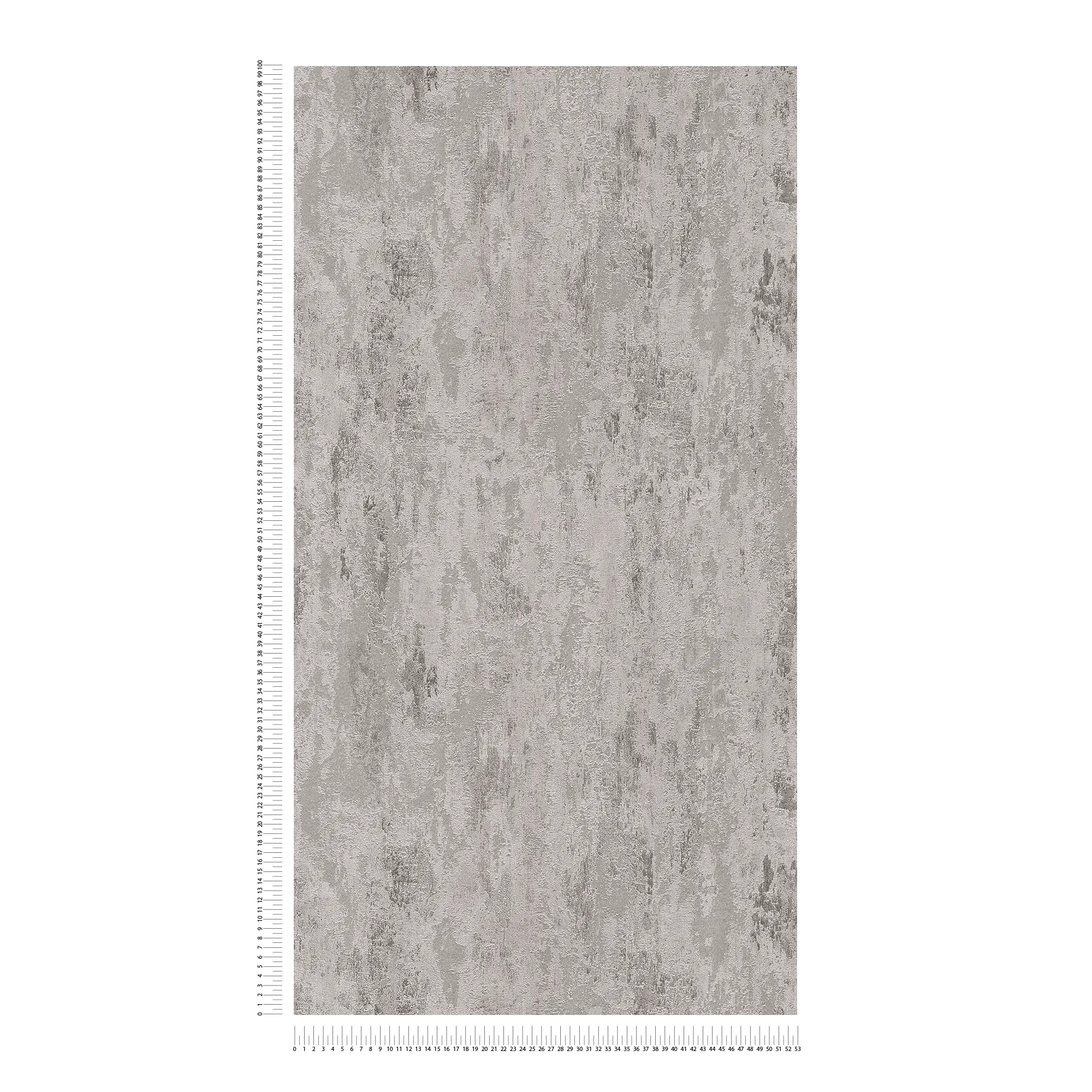             Rost Vliestapete mit Strukturmuster – Grau, Silber
        