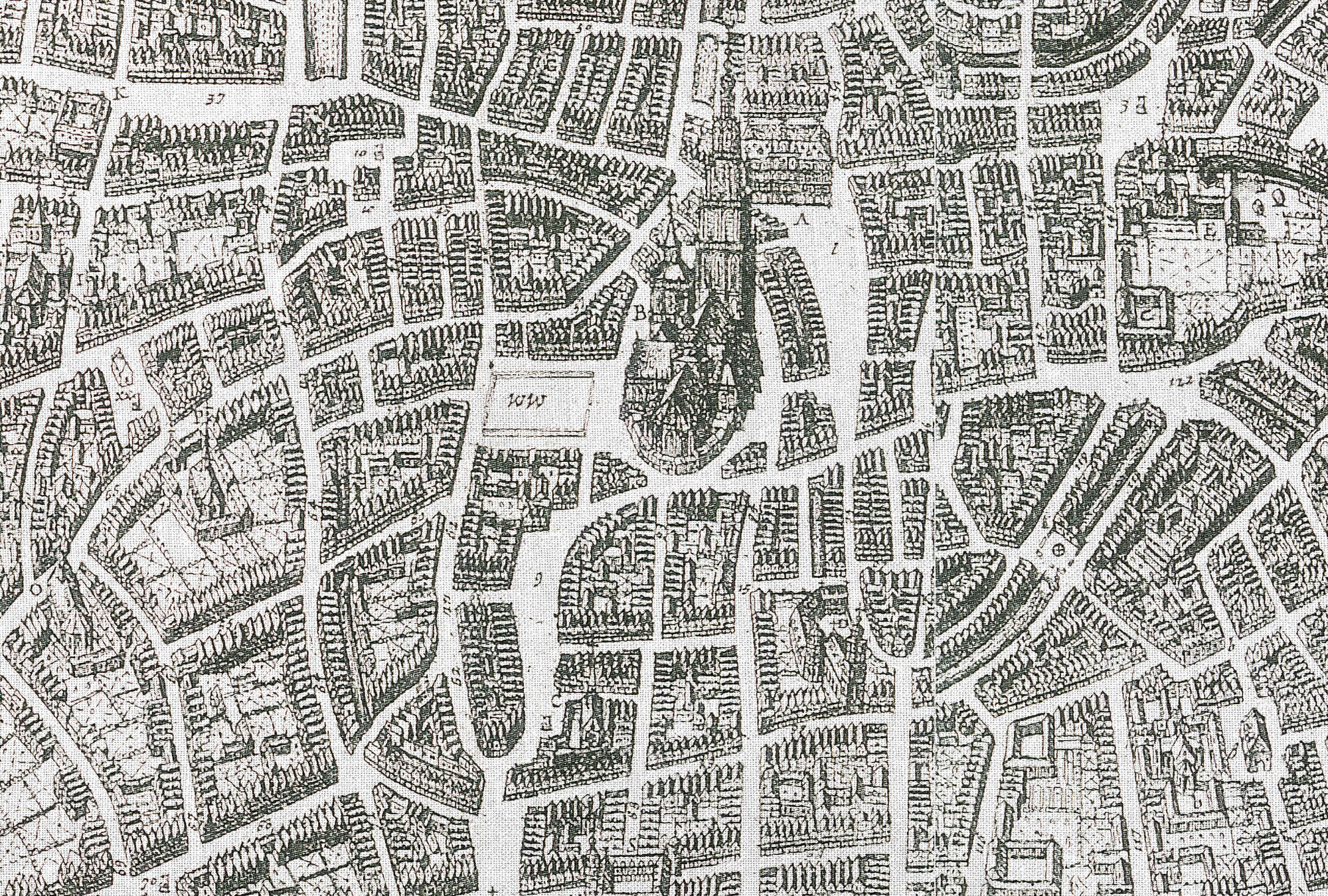 stadt, karte, straße, vektor, muster