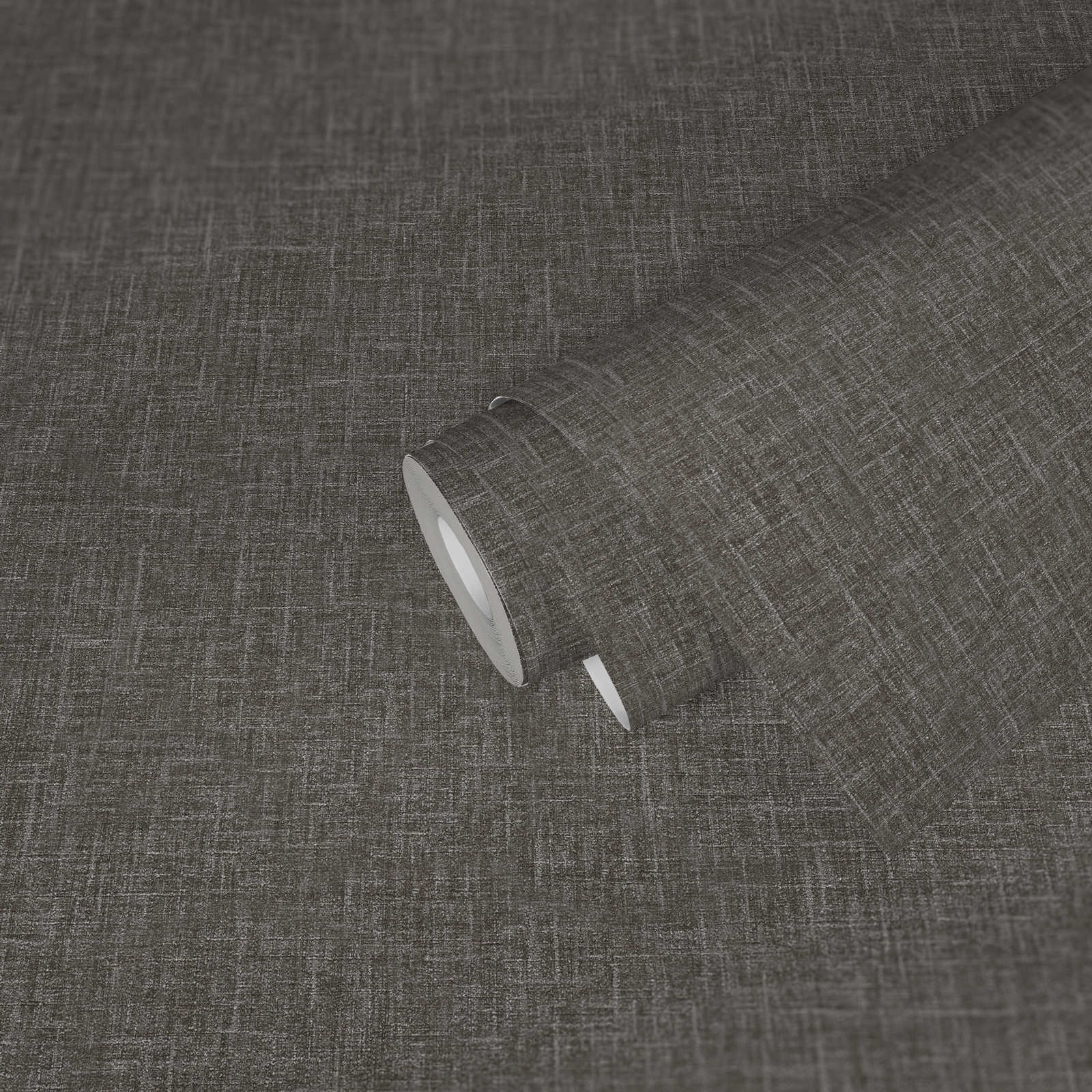             VERSACE Unitapete - Graumeliert in Leinen Optik – Grau
        