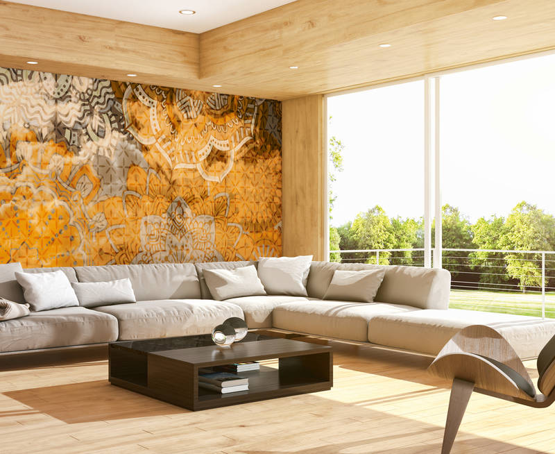 wohnzimmer, sofa, couch, tageslicht, wandgestaltung