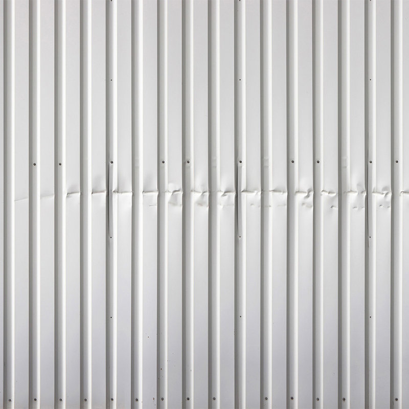         Loft Style Fototapete – Vliestapete im Industrie Look mit beschädigter Metallwand – Grau
    