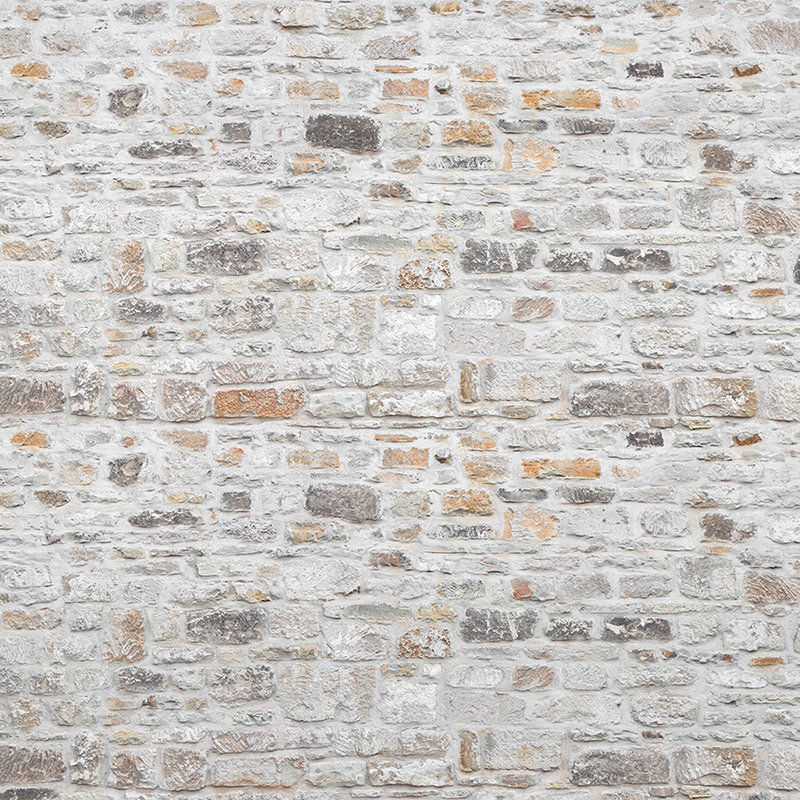         Authentische Steinoptik Fototapete – Vliestapete mit rustikaler Natursteinmauer – Grau, Beige
    