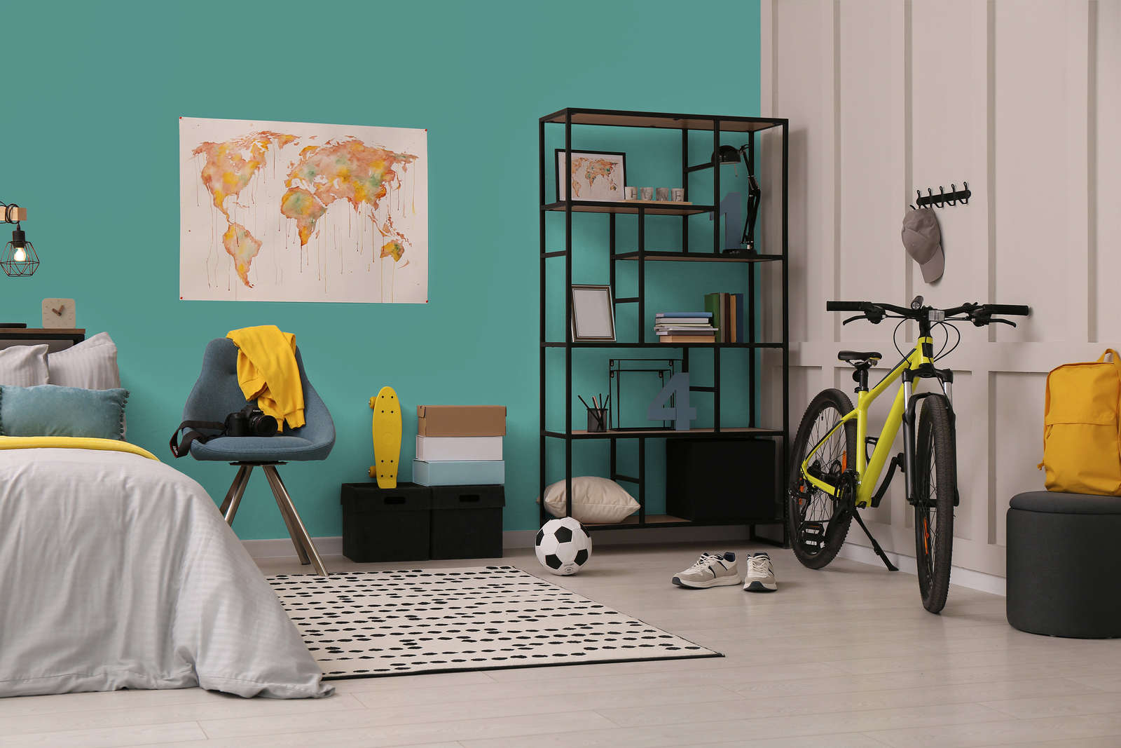             Premium Wall Paint Radiant Mint »Expressive Emerald« NW407 – 1 litre
        