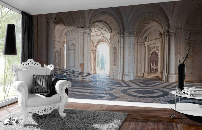            Fototapete Architektur Eingangshalle mit Rundbögen
        