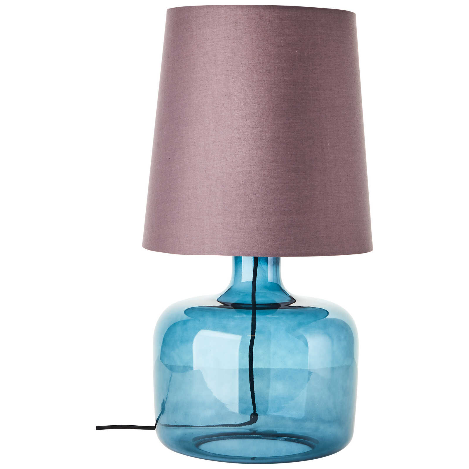 Tischleuchte aus Textil - Jana 3 – Blau