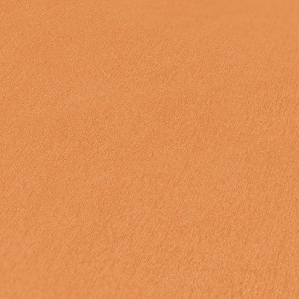             Glatte Tapete Kinderzimmer einfarbig – Orange
        