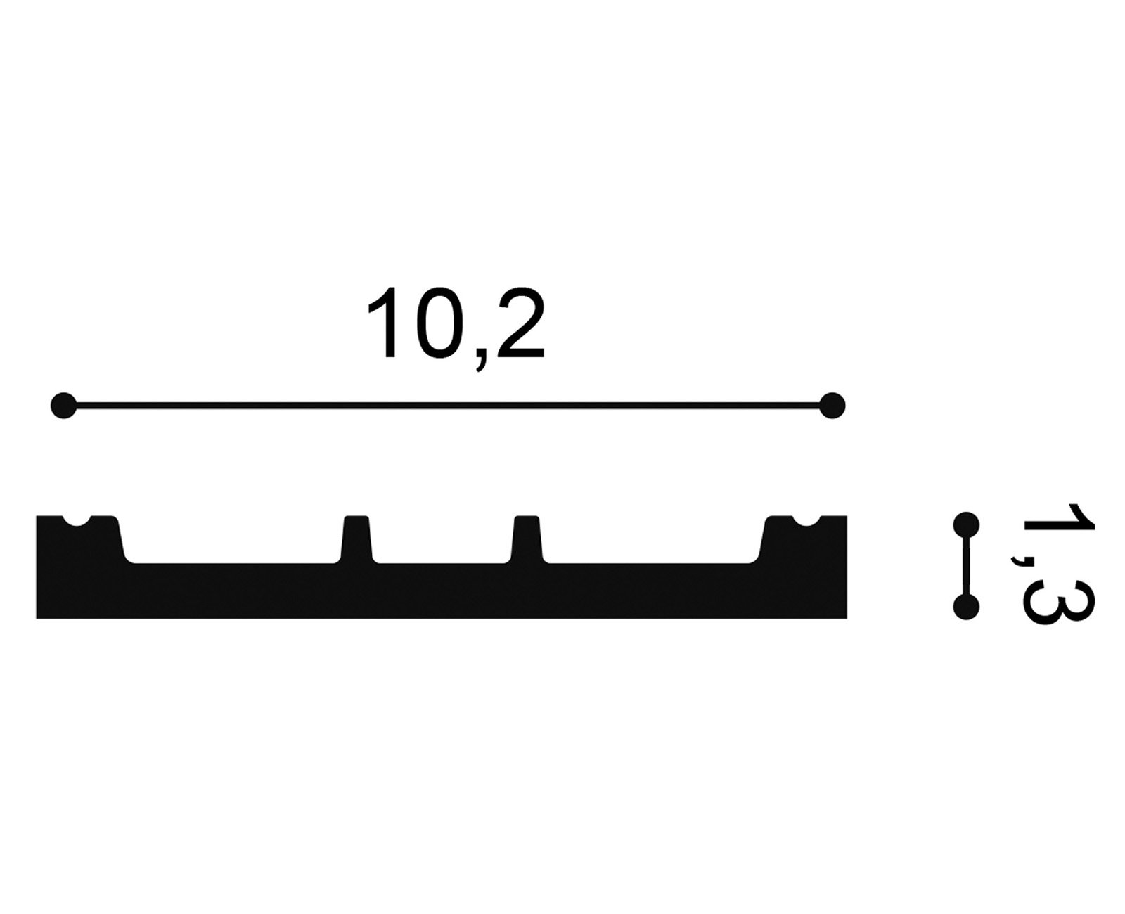             Moderne Sockelleiste Kuala Lumpur – SX163F
        
