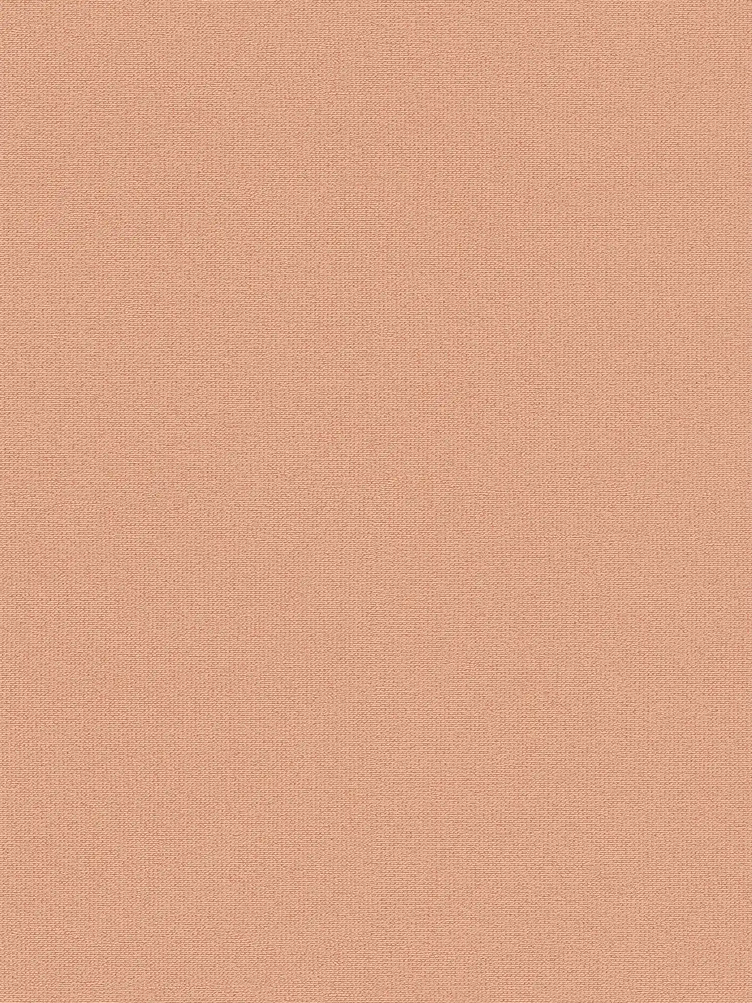         Vliesbehang met linnenstructuur in mat & gevlekt - oranje
    