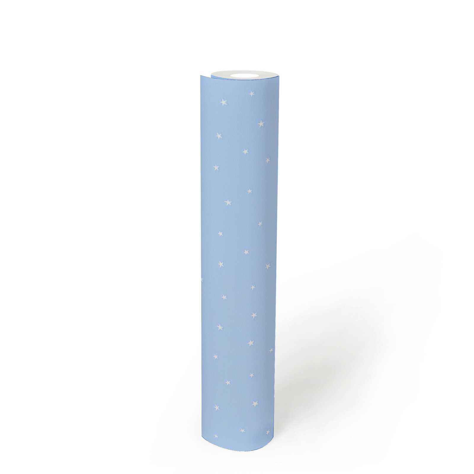 rollen, papier, blau, sterne, bedruckt