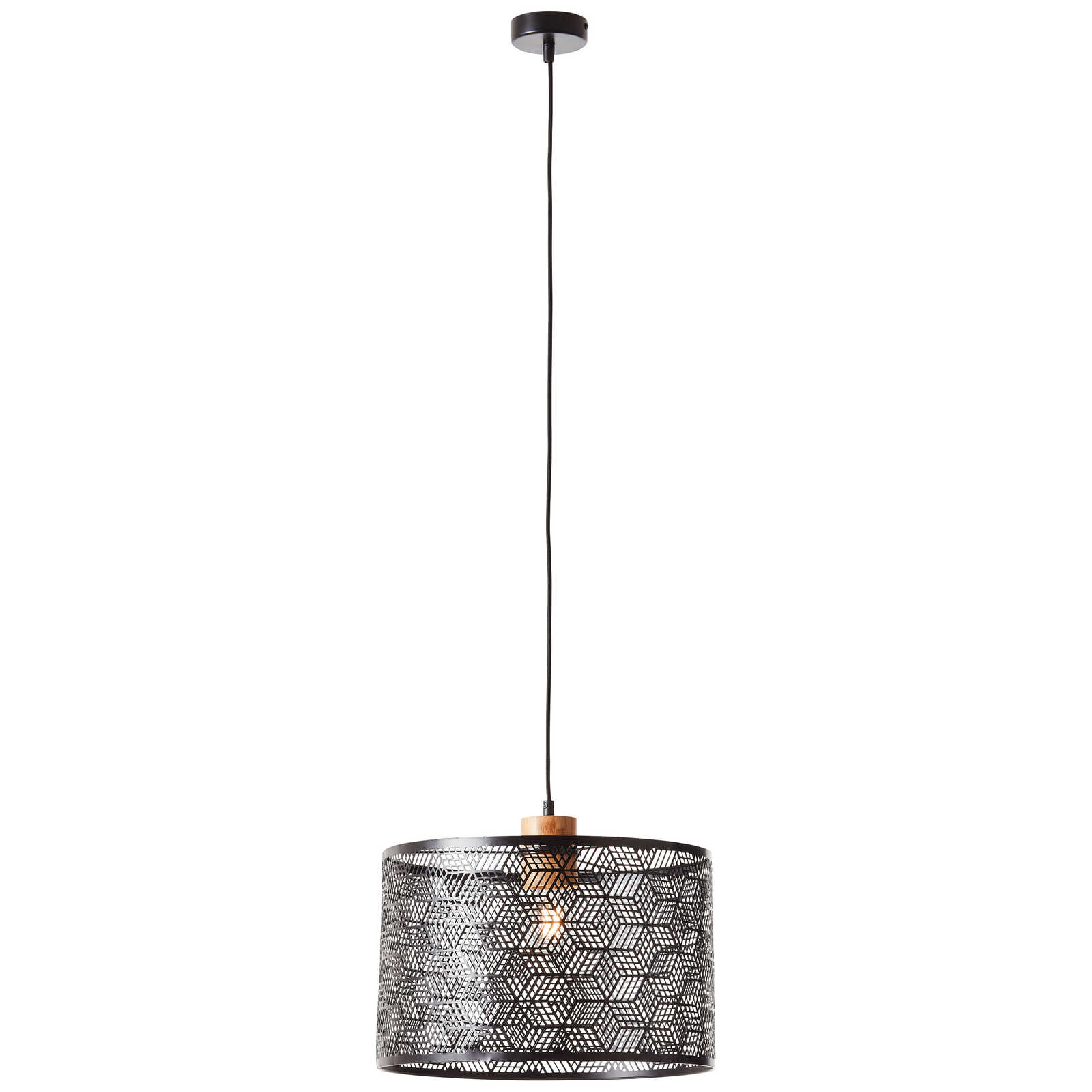             Bamboo pendant light - Moritz 3 - Brown
        