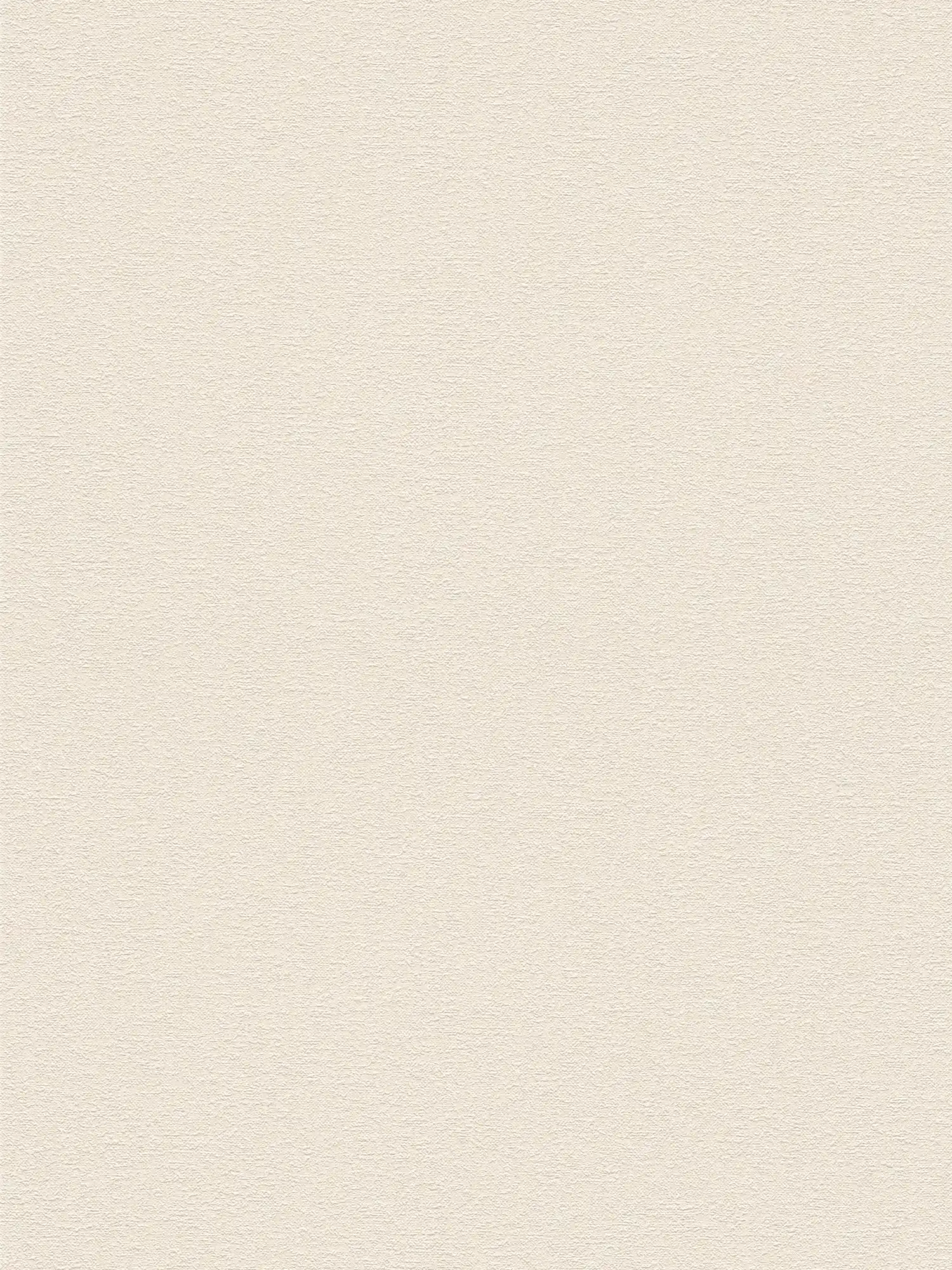 Discreet eenheidsbehang met fijne structuur - crème