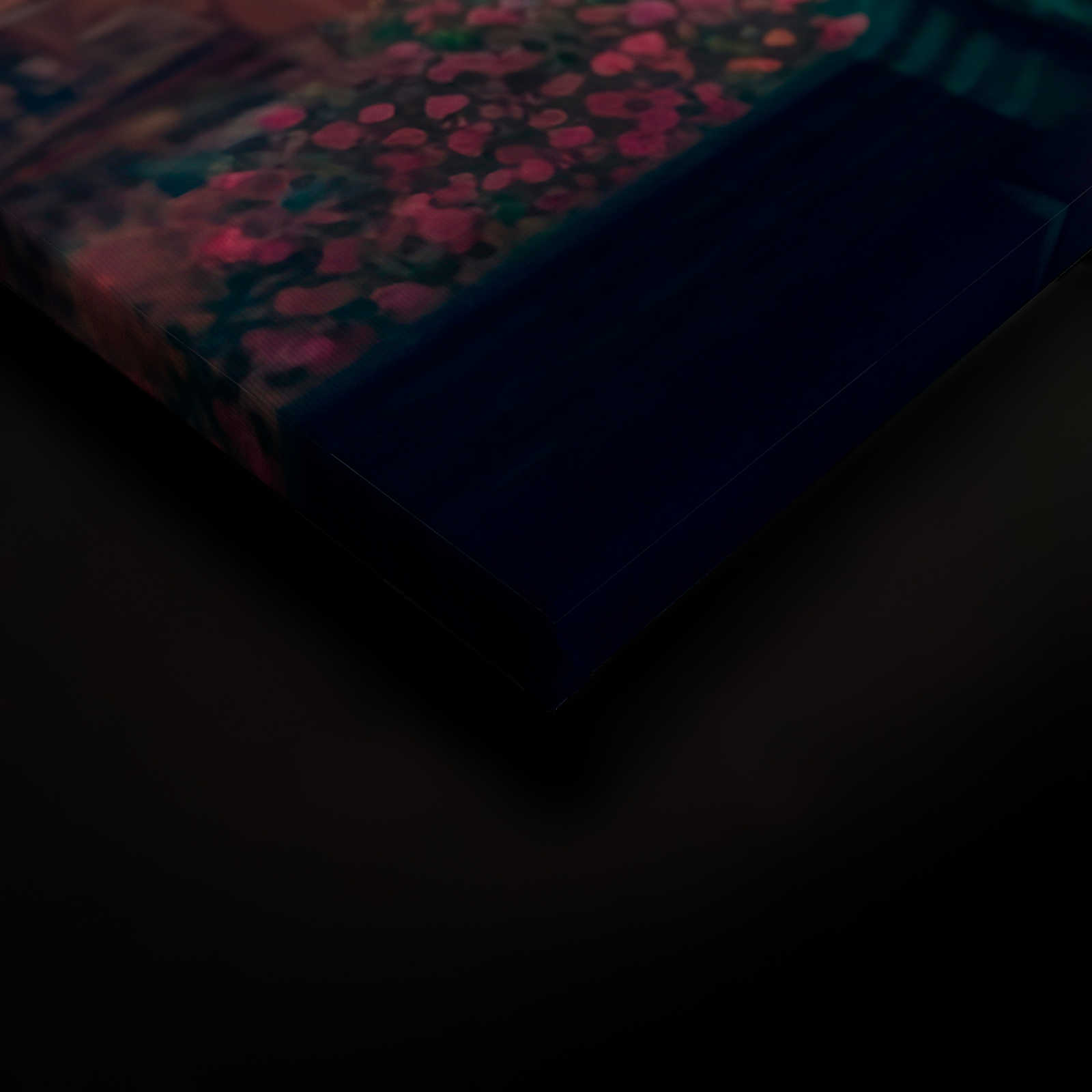             KI Canvas schilderij »bloem giraffe« - 90 cm x 60 cm
        