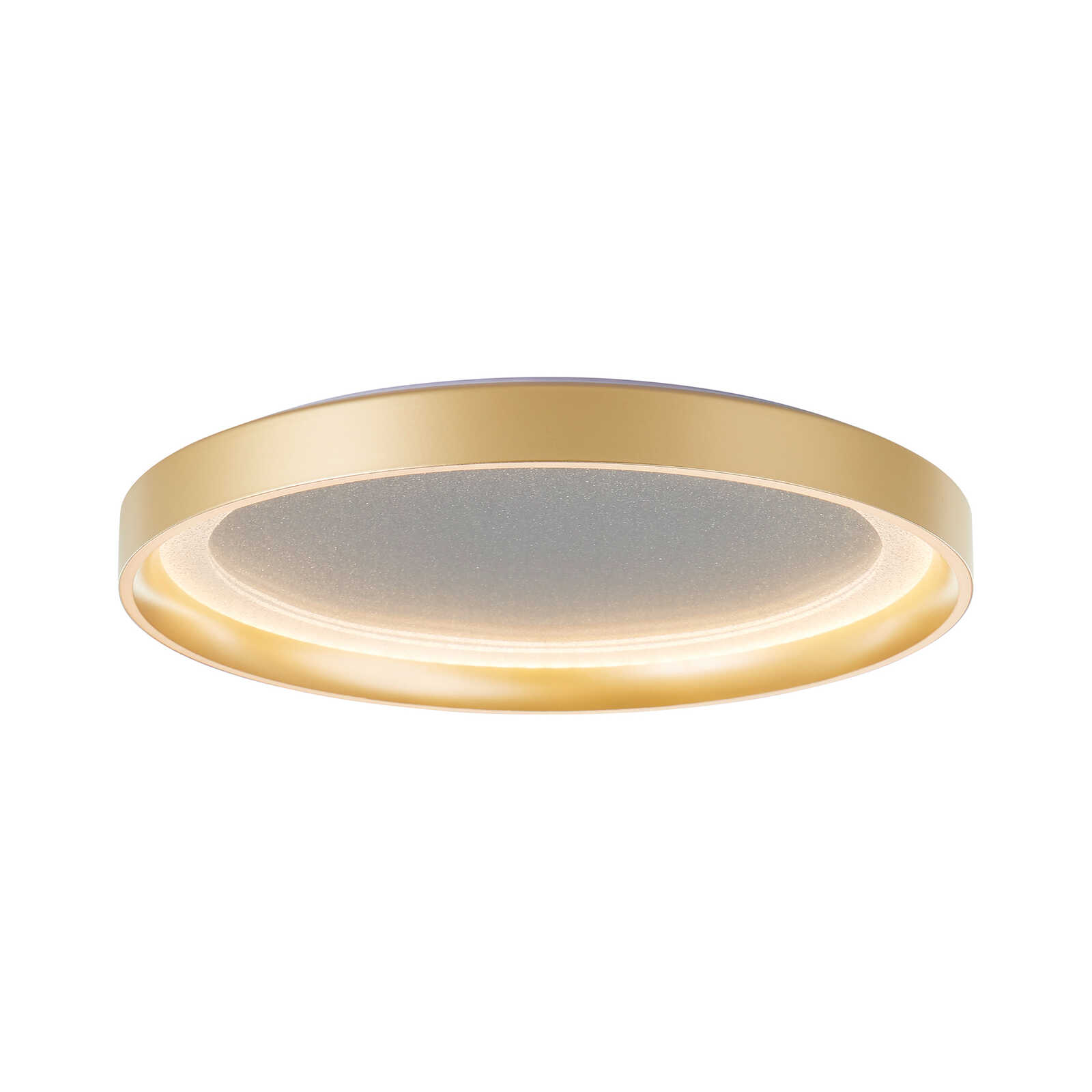         Elegant LED ceiling light - Flat design with warm, glare-free light 33cm diam. x 4 cm high - Gold
    